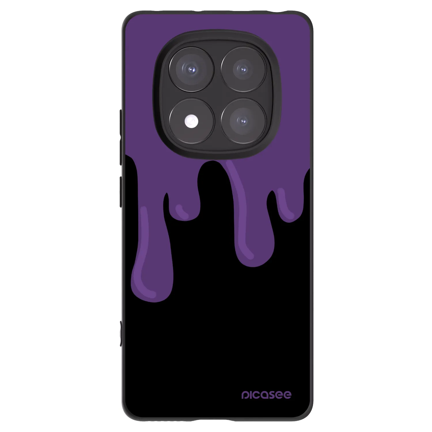 Picasee husă neagră din silicon pentru Xiaomi Redmi Note 14 Pro+ 5G - Purple spooky