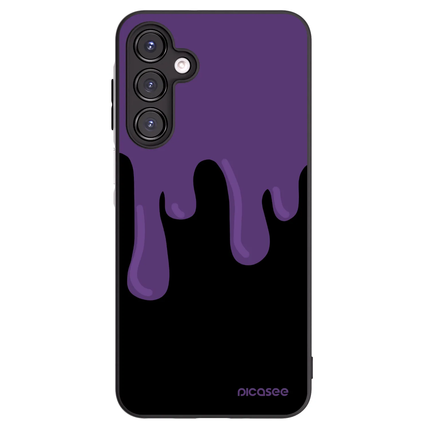 Picasee husă neagră din silicon pentru Samsung Galaxy A16 5G - Purple spooky