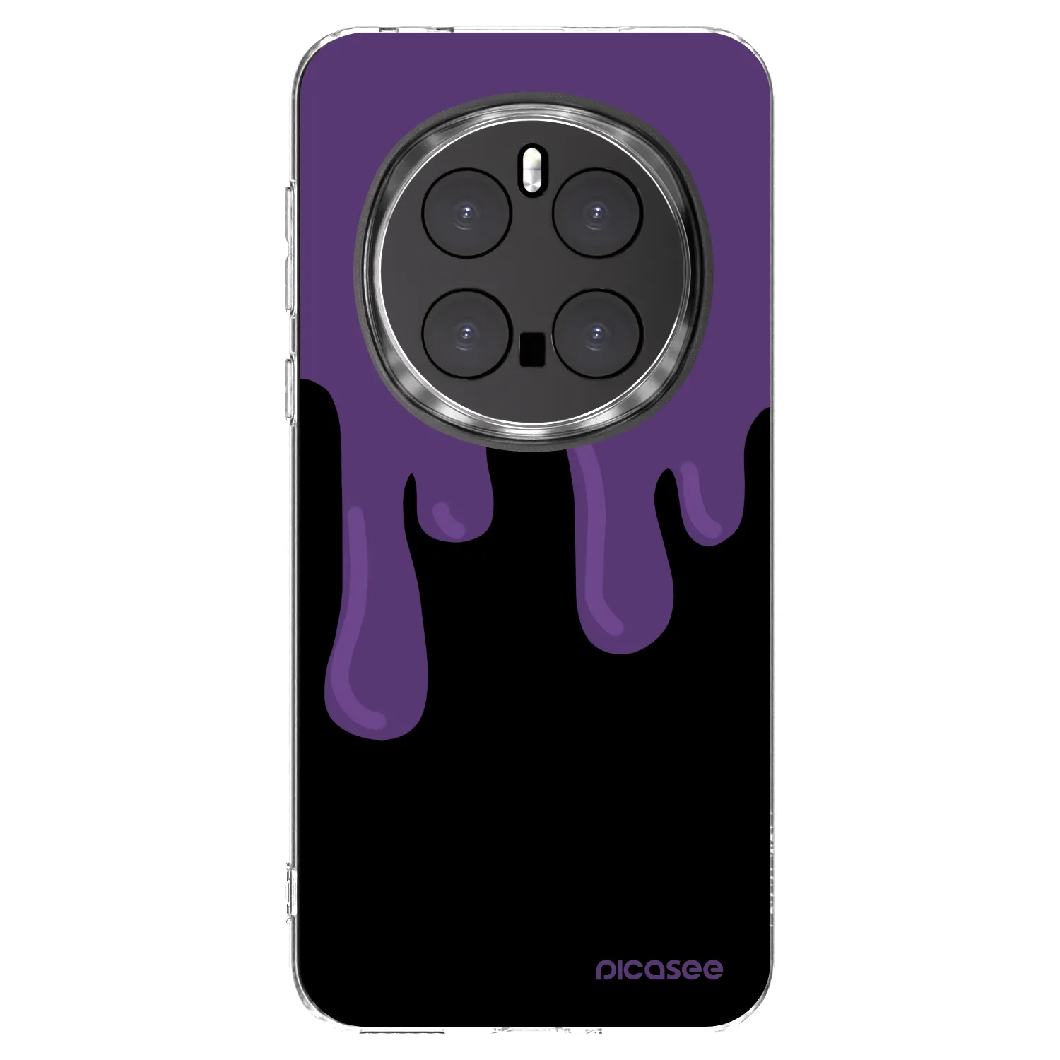 Picasee husă transparentă din silicon pentru Honor Magic7 Pro 5G - Purple spooky