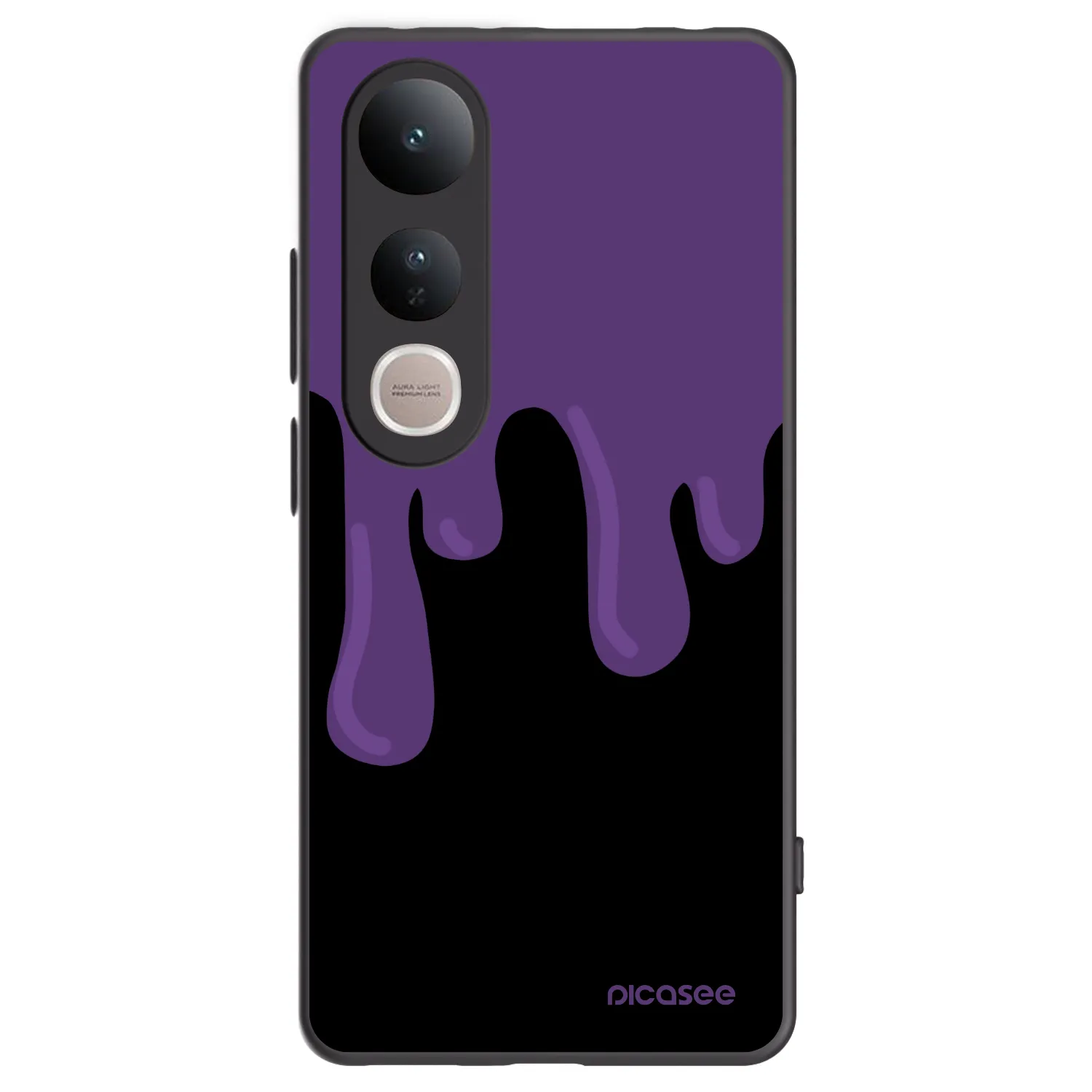 Picasee husă neagră din silicon pentru Vivo V50 Lite 5G - Purple spooky