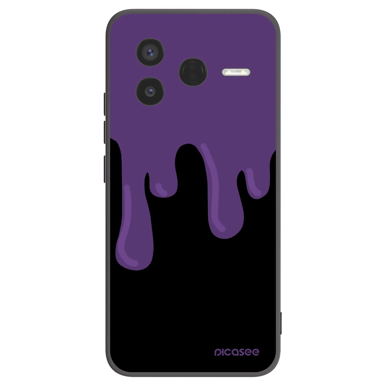 Picasee husă neagră din silicon pentru Xiaomi Poco F7 Pro 5G - Purple spooky