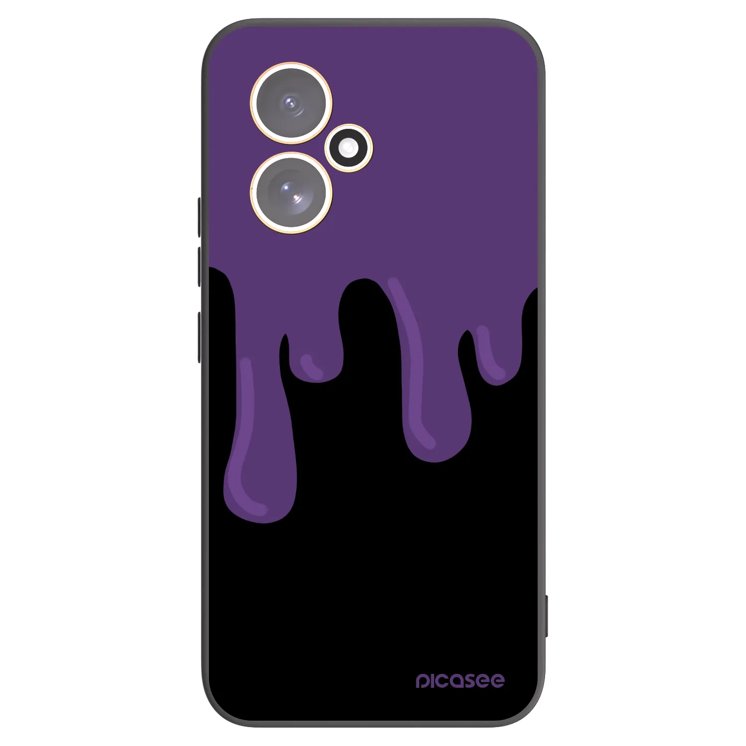 Picasee husă neagră din silicon pentru Honor 400 5G - Purple spooky
