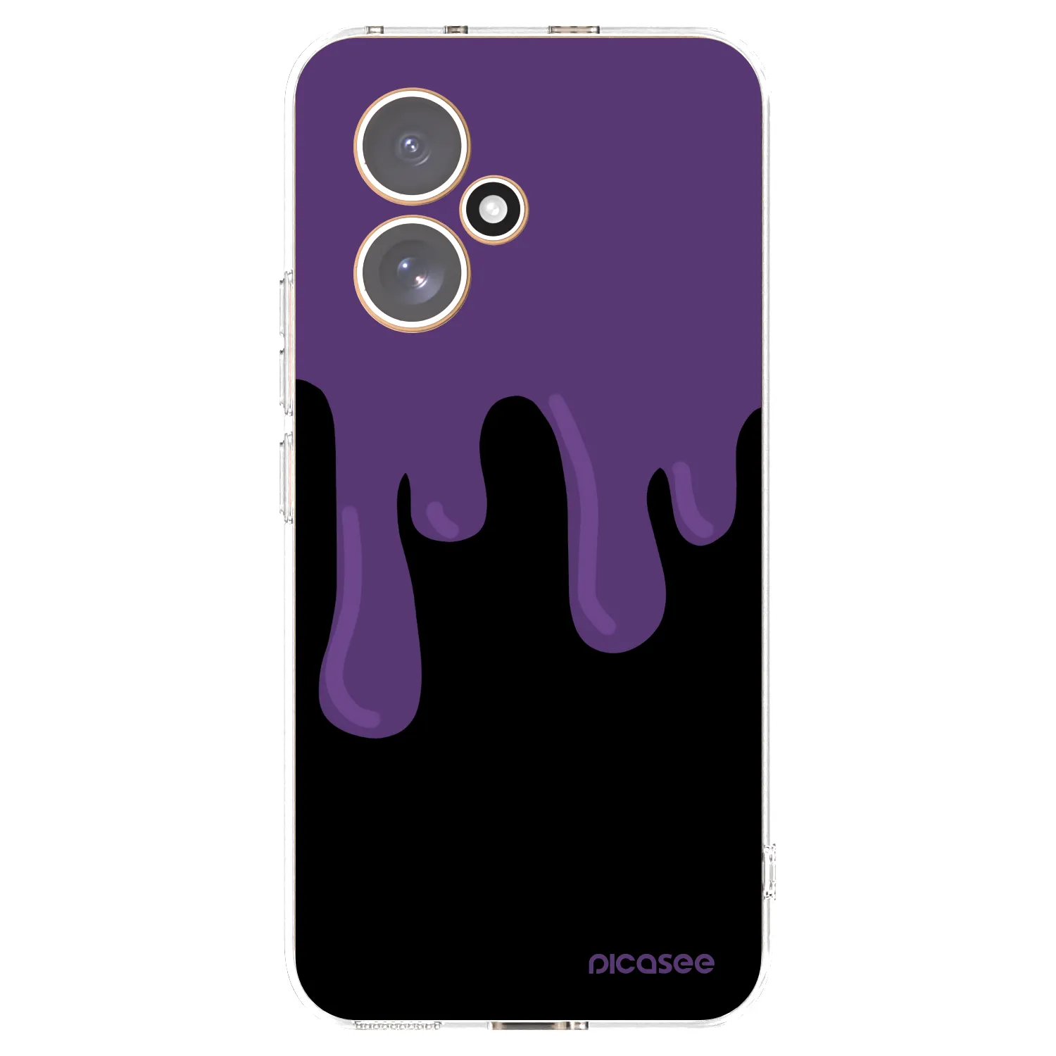 Picasee husă transparentă din silicon pentru Honor 400 5G - Purple spooky