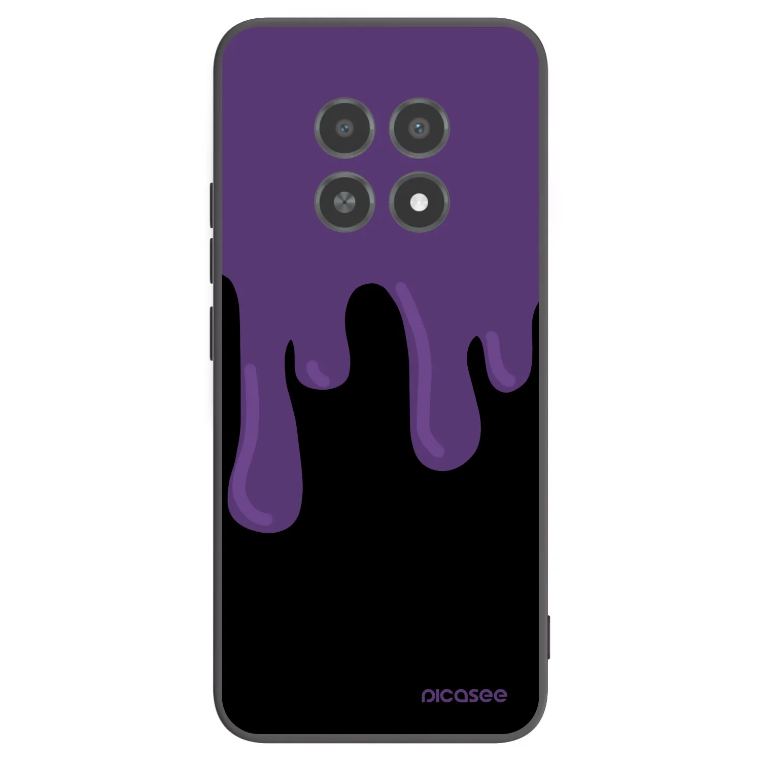 Picasee husă neagră din silicon pentru Realme 12X - Purple spooky
