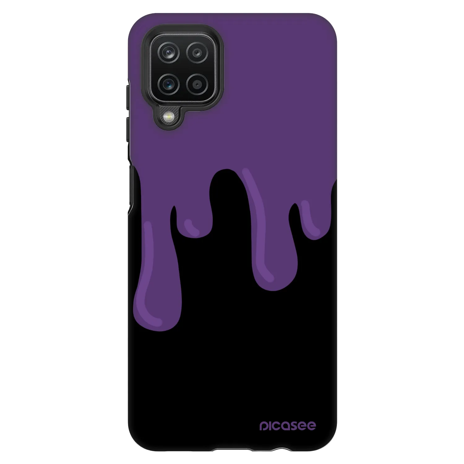 Picasee Fashion Case pentru Samsung Galaxy A12 A125F - Purple spooky