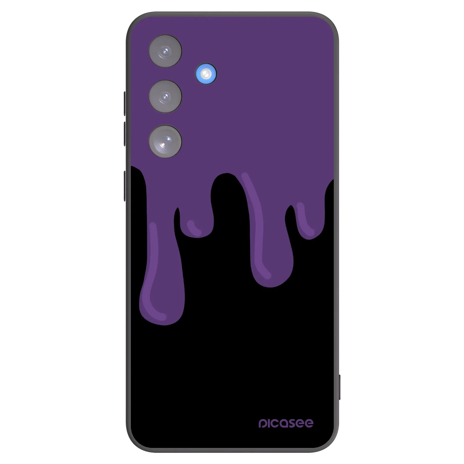 Picasee husă neagră din silicon pentru Samsung Galaxy S25 FE 5G - Purple spooky
