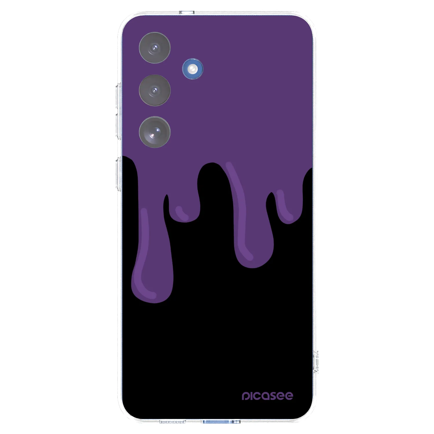 Picasee husă transparentă din silicon pentru Samsung Galaxy S25 FE 5G - Purple spooky