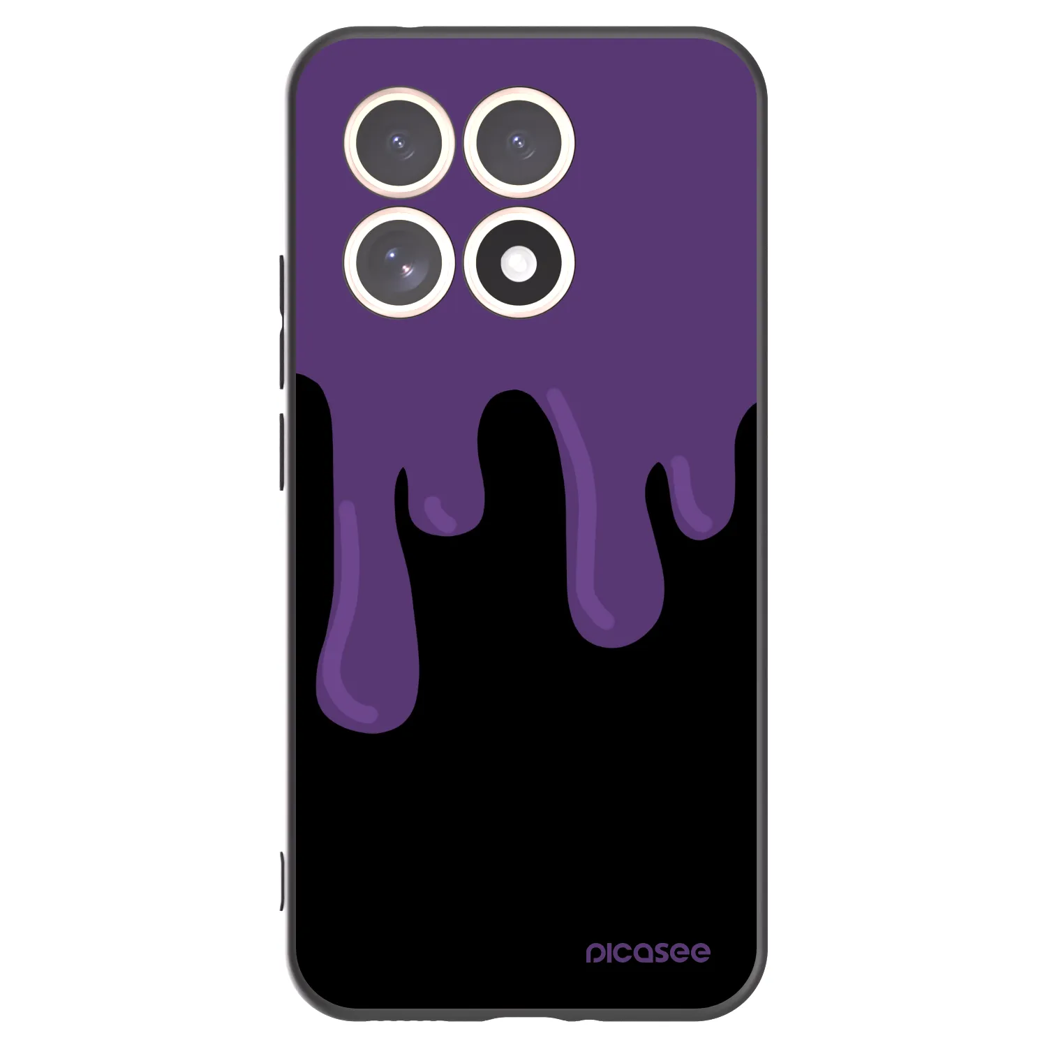 Picasee husă neagră din silicon pentru Xiaomi 15T - Purple spooky