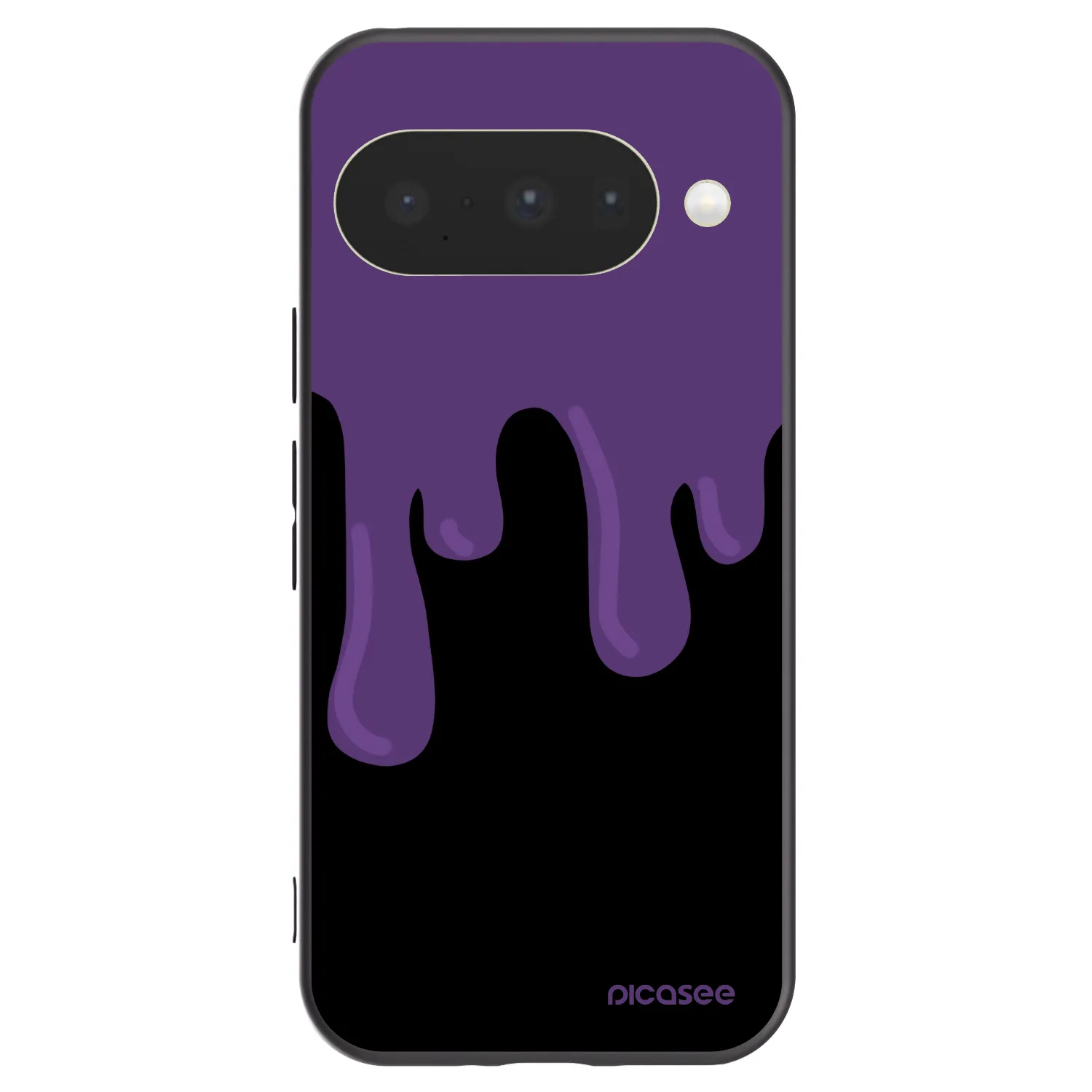 Picasee husă neagră din silicon pentru Google Pixel 10 - Purple spooky