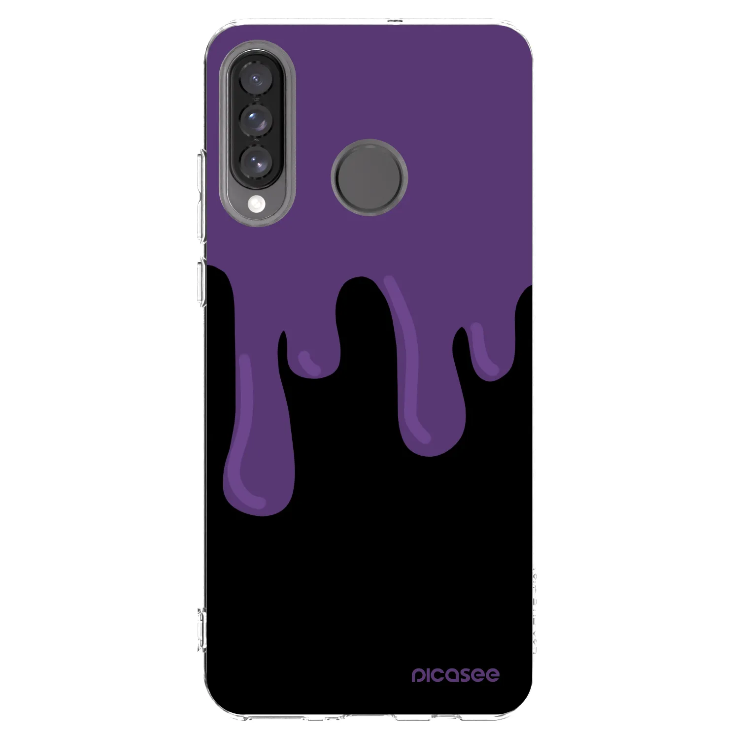 Picasee husă transparentă din silicon pentru Huawei P30 Lite - Purple spooky