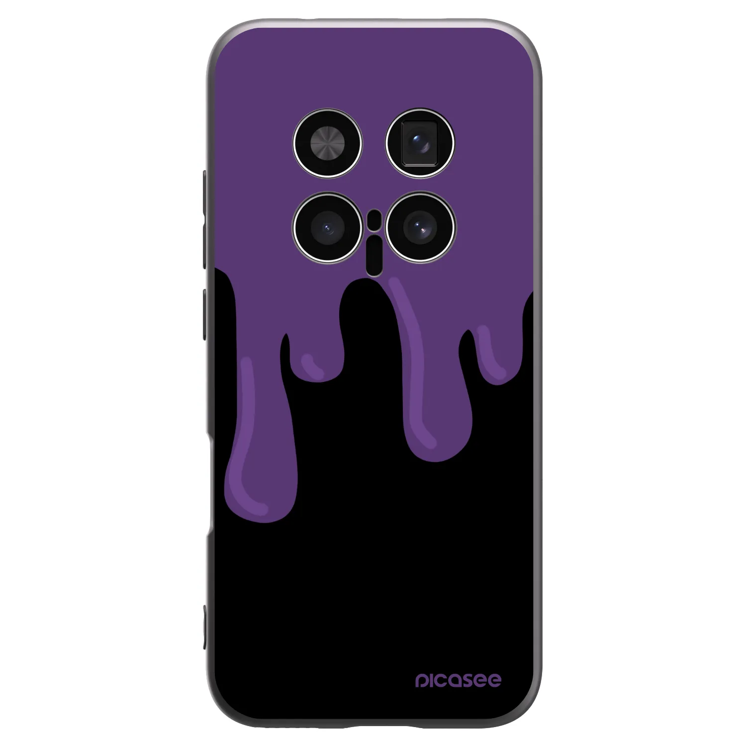 Picasee husă neagră din silicon pentru Honor Magic8 Pro 5G - Purple spooky