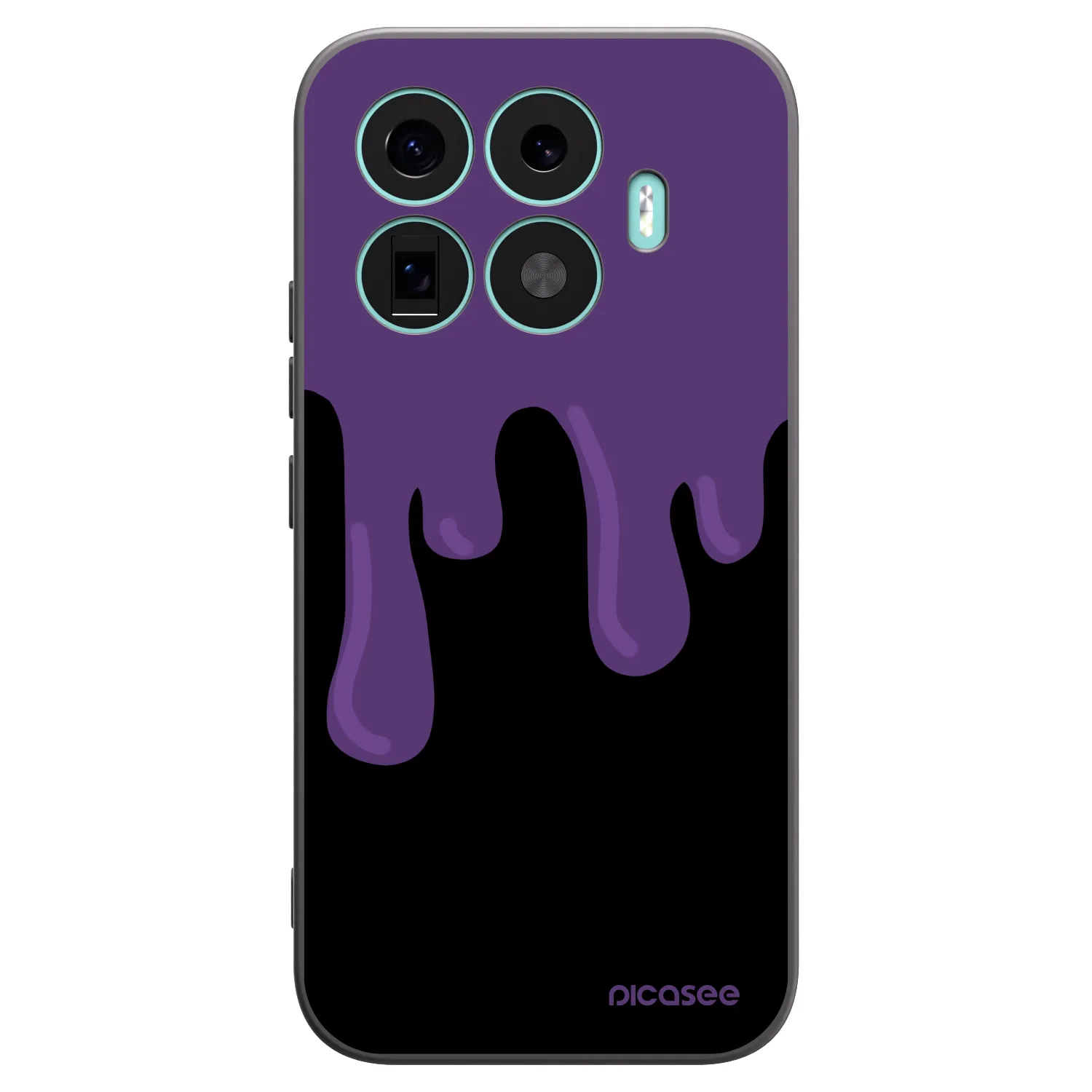 Picasee husă neagră din silicon pentru Xiaomi 17T - Purple spooky
