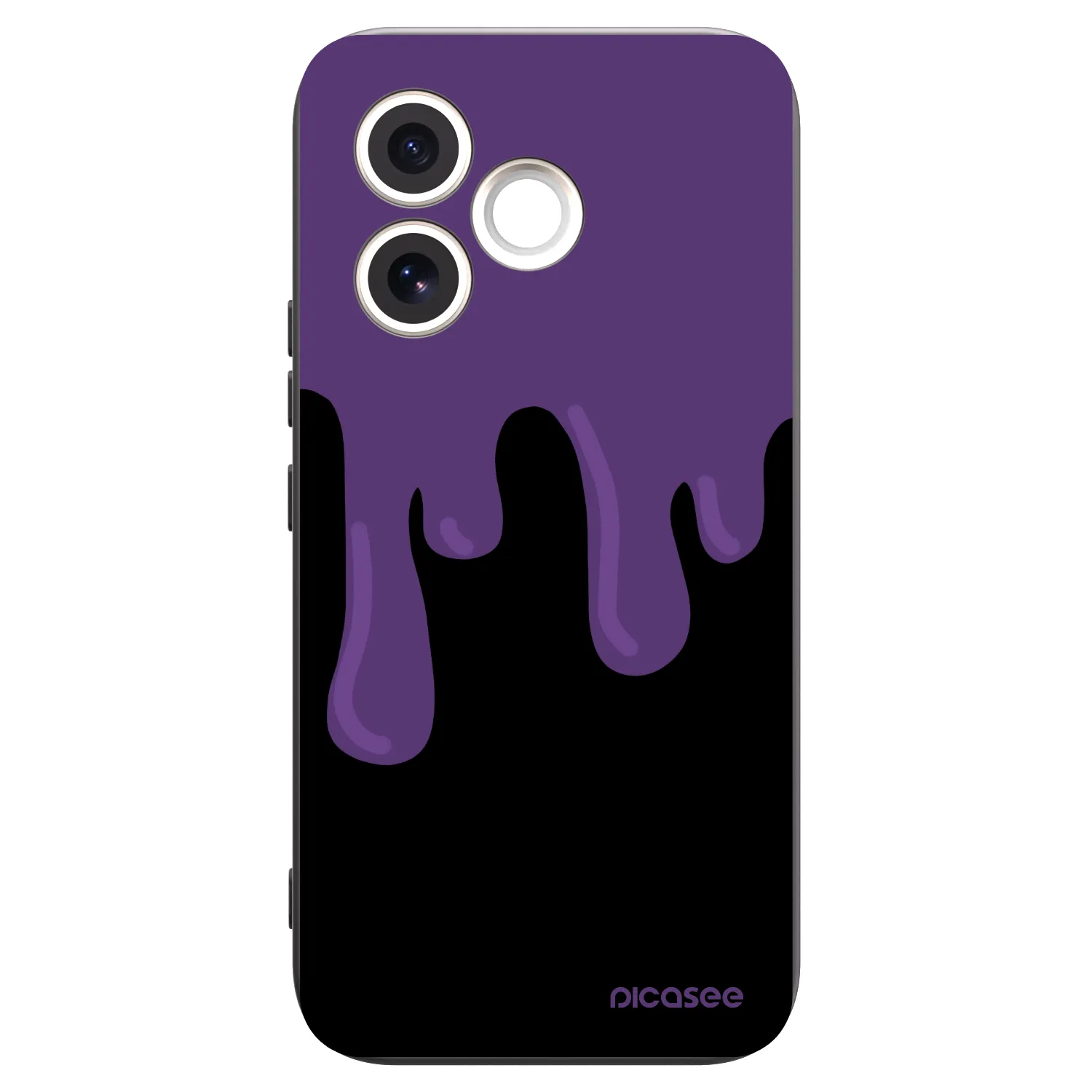 Picasee husă neagră din silicon pentru Honor 600 Lite - Purple spooky