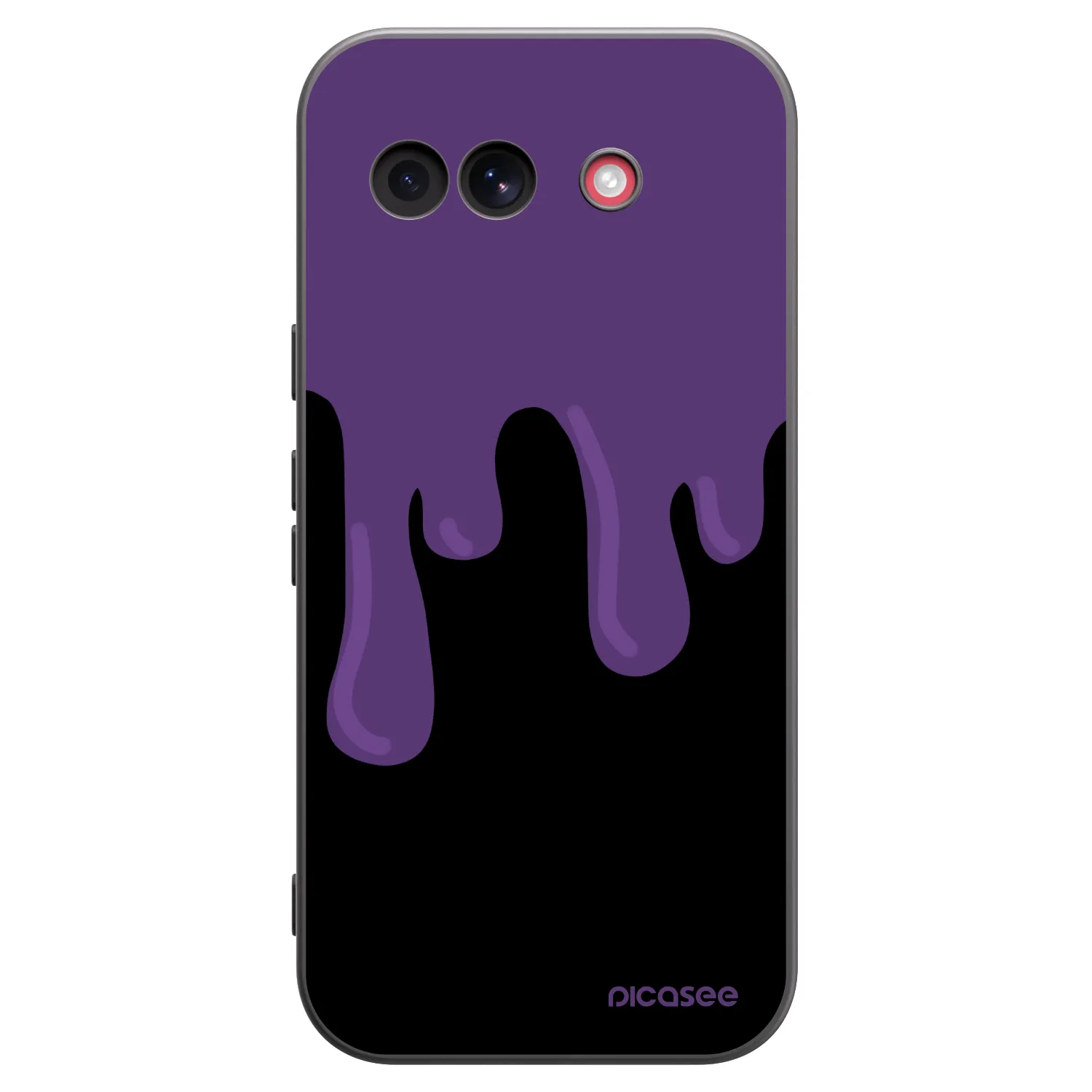 Picasee husă neagră din silicon pentru Google Pixel 10a - Purple spooky