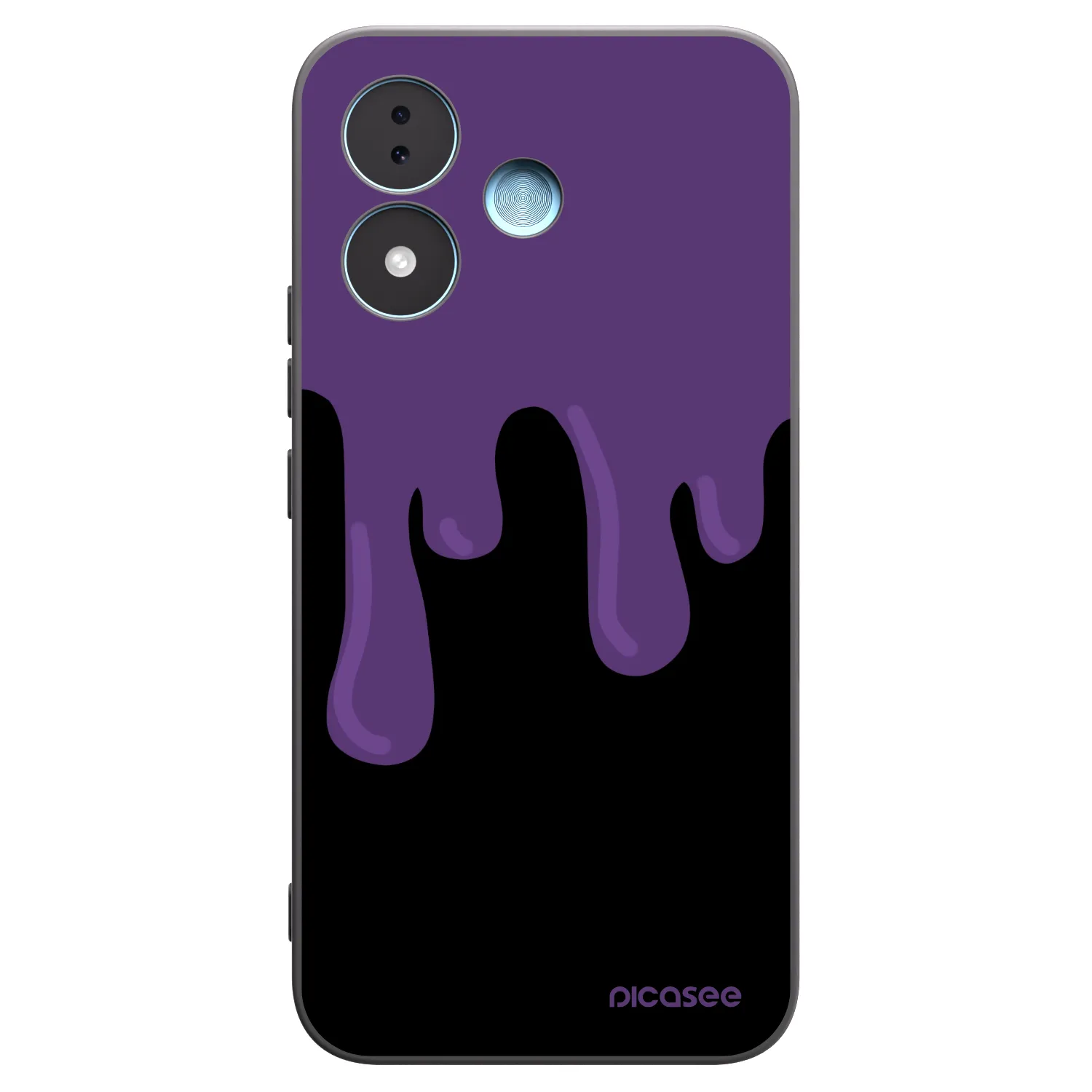 Picasee husă neagră din silicon pentru Xiaomi Redmi Note 17 5G - Purple spooky