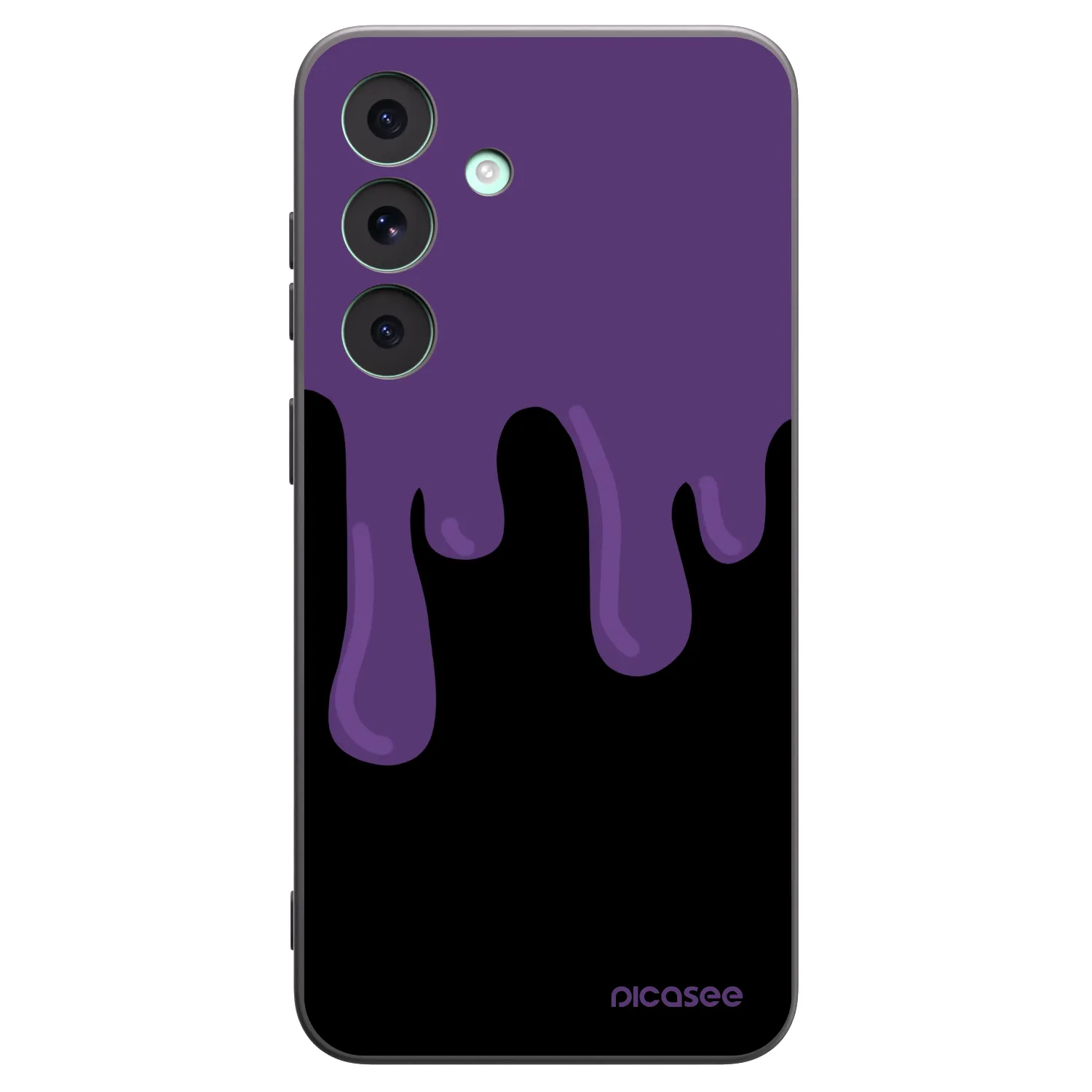 Picasee husă neagră din silicon pentru Samsung Galaxy S26 FE - Purple spooky