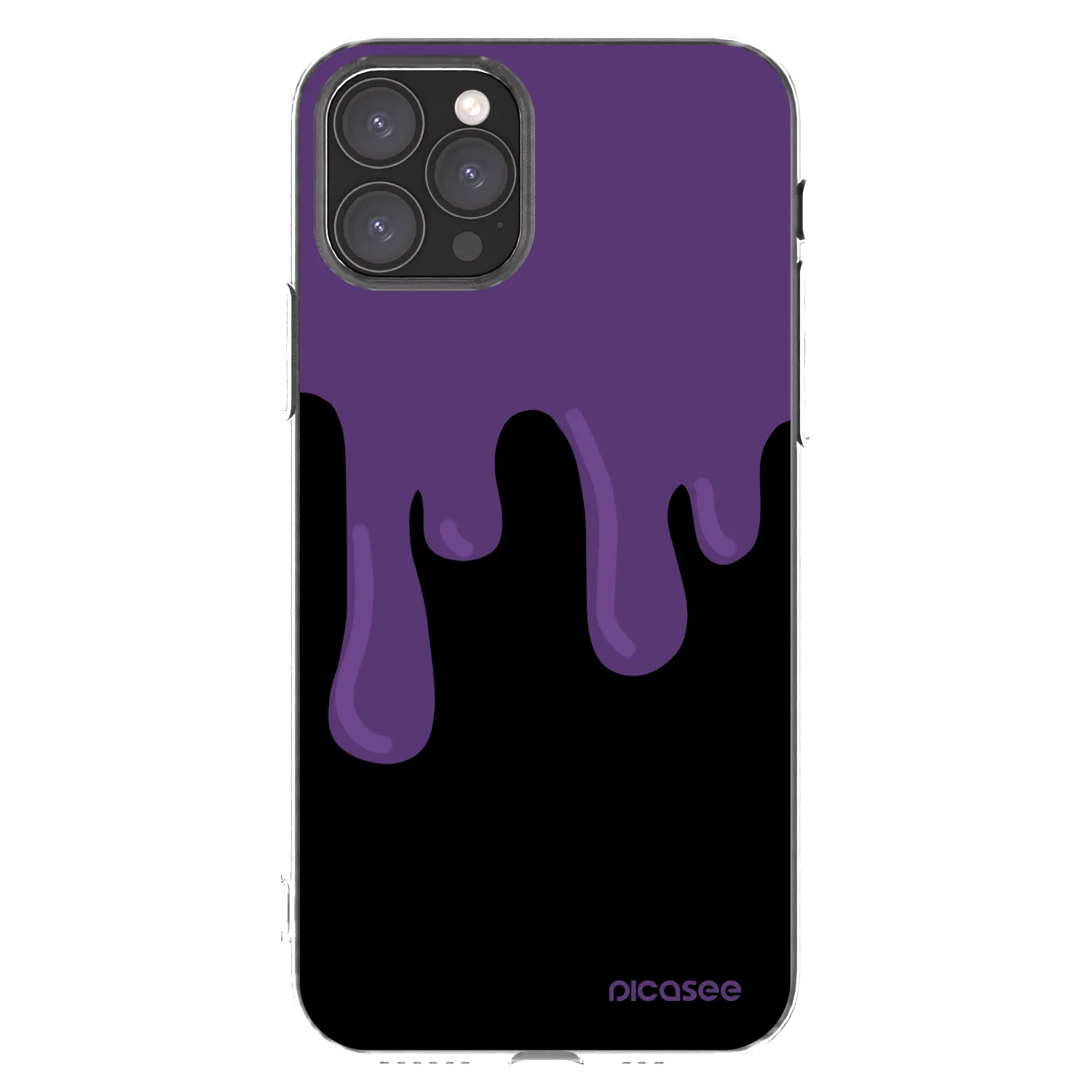 Picasee husă transparentă din silicon pentru Apple iPhone 11 Pro - Purple spooky