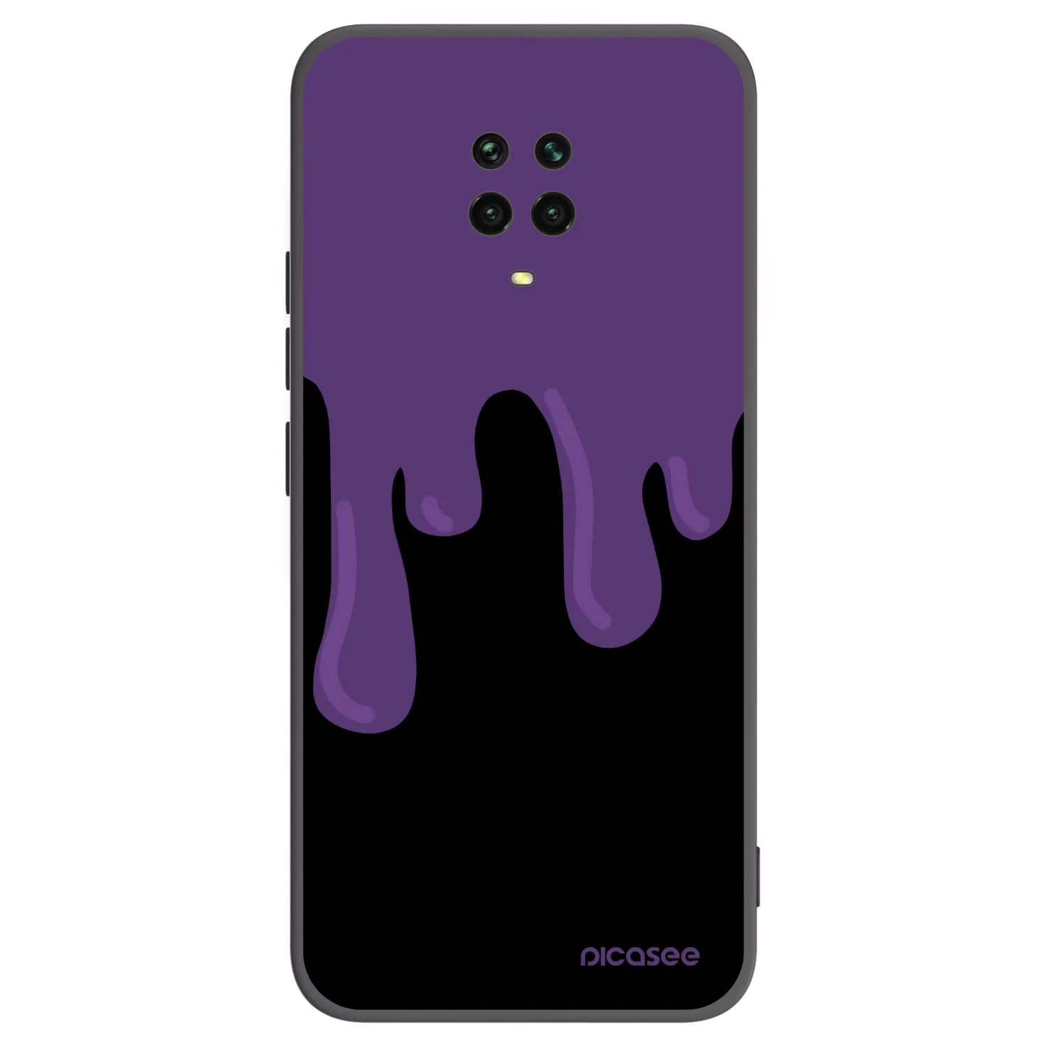 Picasee husă neagră din silicon pentru Xiaomi Redmi Note 9S - Purple spooky