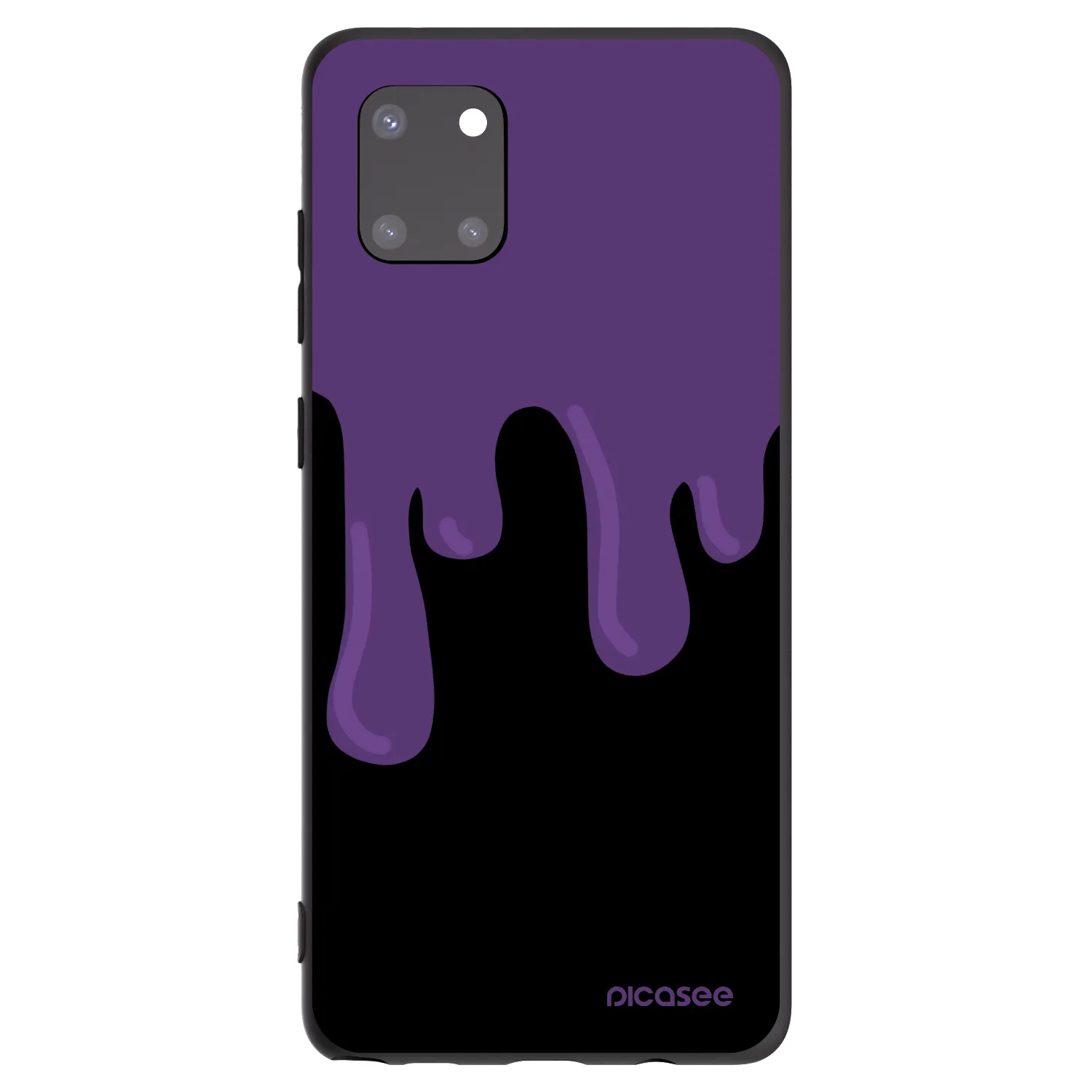 Picasee husă neagră din silicon pentru Samsung Galaxy Note 10 Lite N770F - Purple spooky