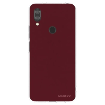 Picasee husă transparentă din silicon pentru Xiaomi Redmi 7 - Burgundy red