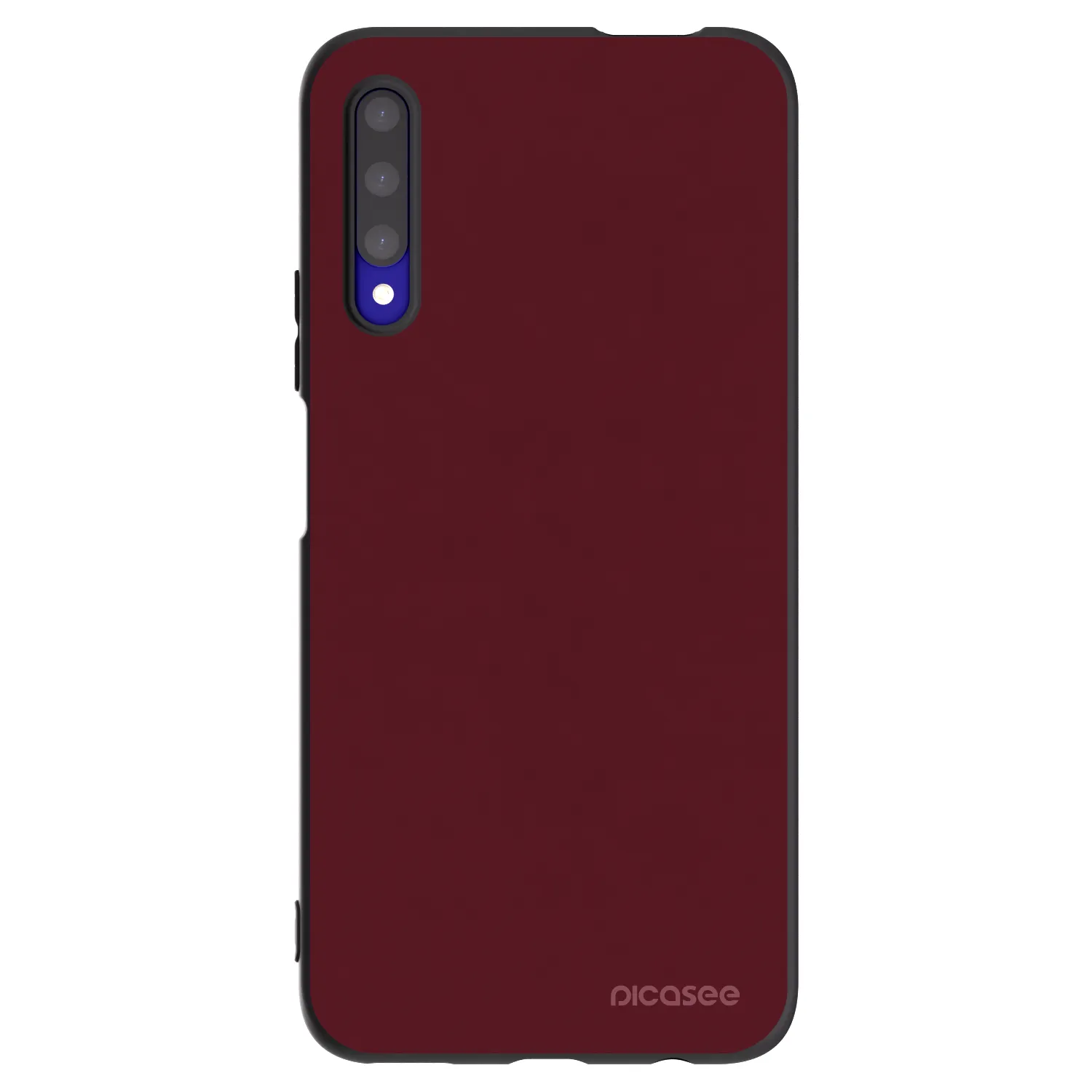 Picasee husă neagră din silicon pentru Honor 9X Pro - Burgundy red