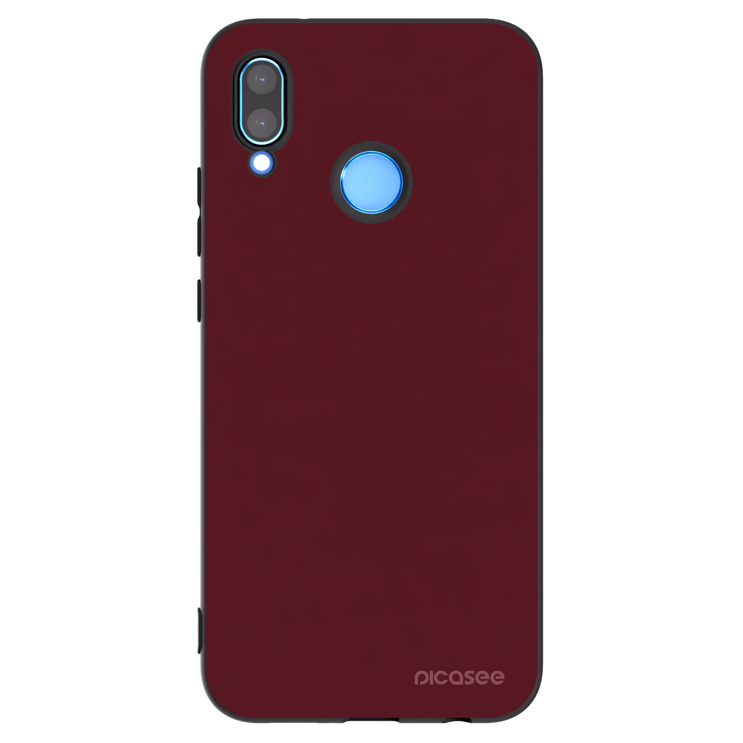 Picasee husă neagră din silicon pentru Huawei P20 Lite - Burgundy red