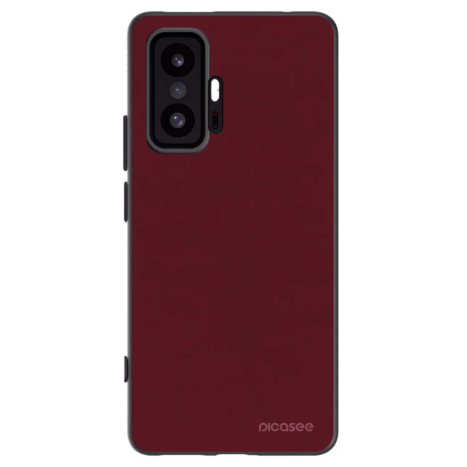 Picasee husă neagră din silicon pentru Xiaomi 11T Pro - Burgundy red