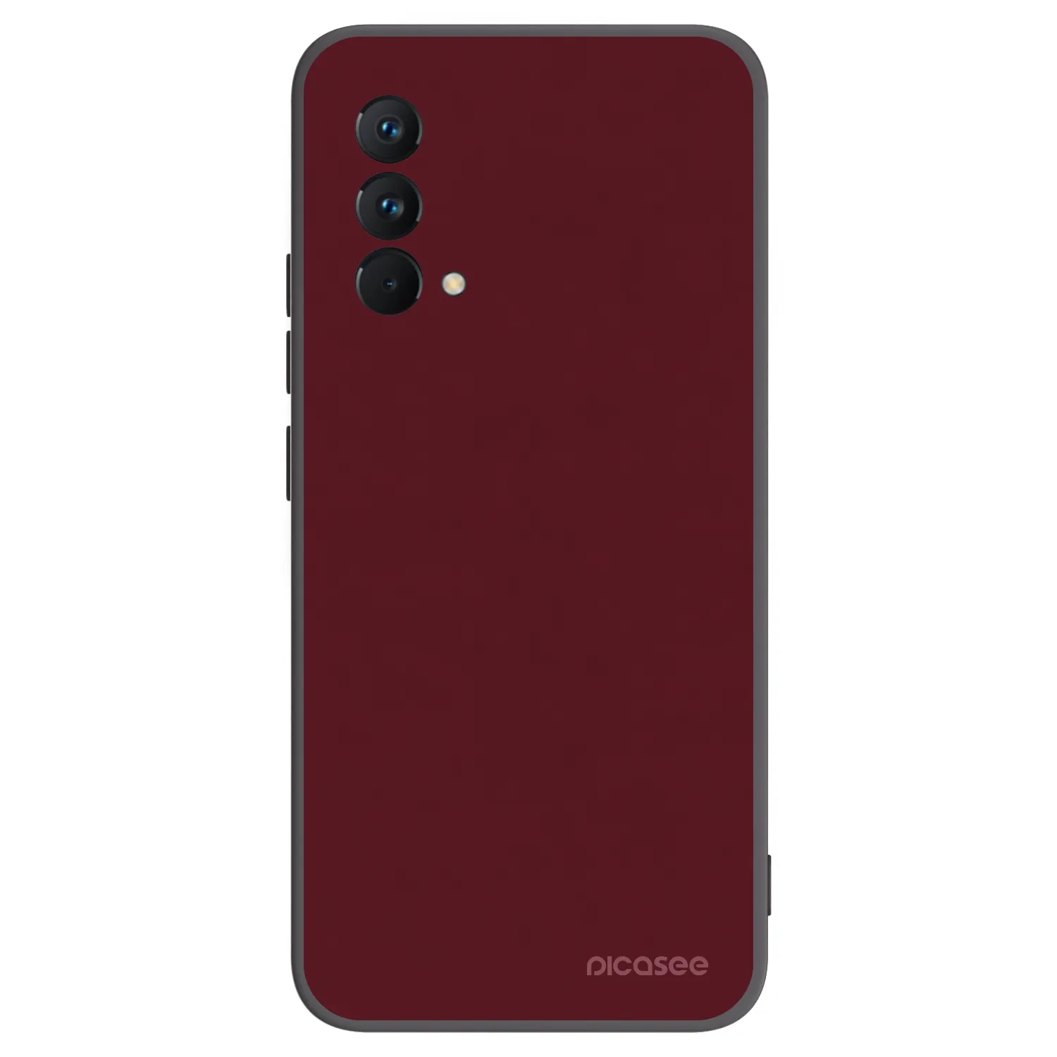 Picasee husă neagră din silicon pentru Realme GT Master Edition 5G - Burgundy red