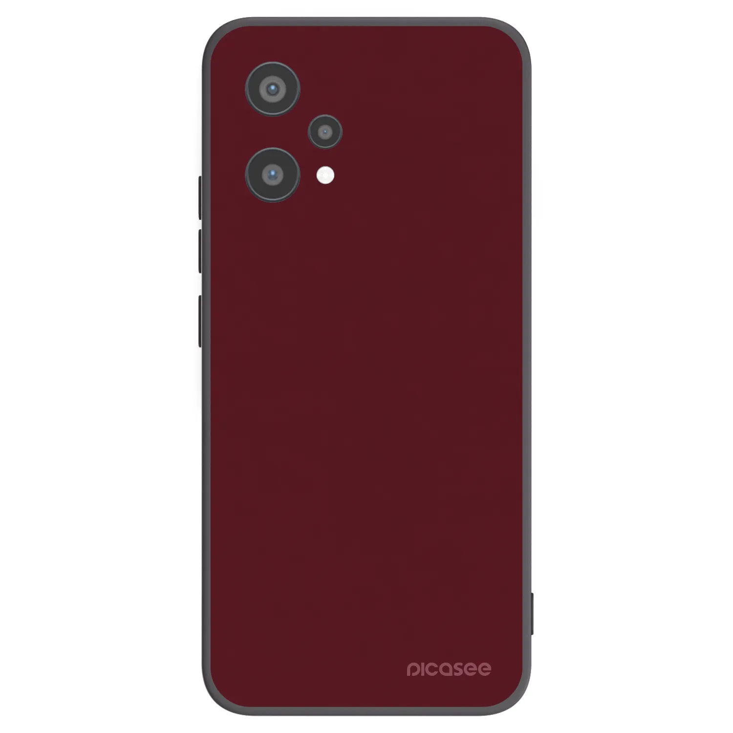 Picasee husă neagră din silicon pentru Realme 9 Pro 5G - Burgundy red