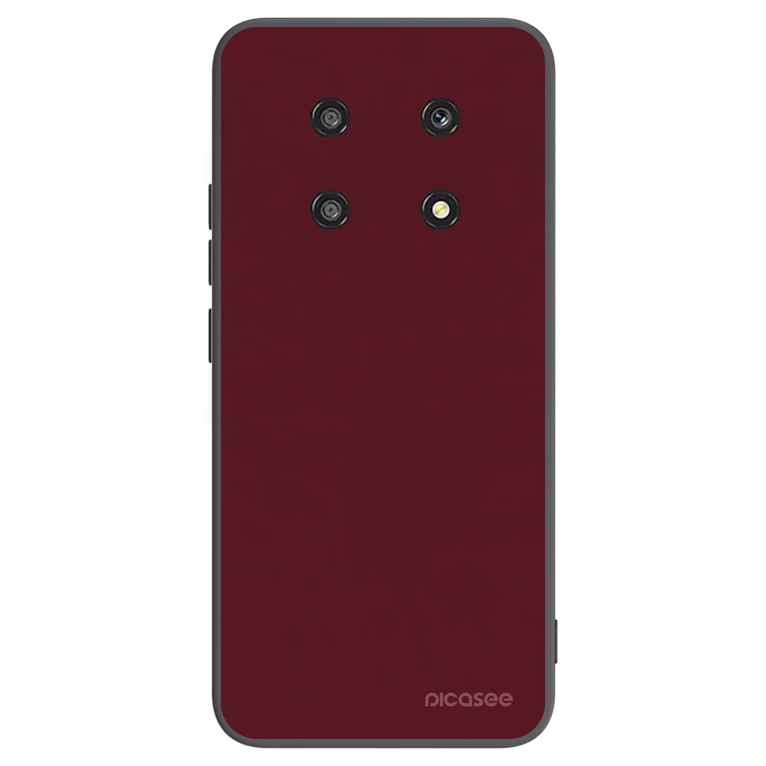 Picasee husă neagră din silicon pentru Honor Magic4 Lite 5G - Burgundy red