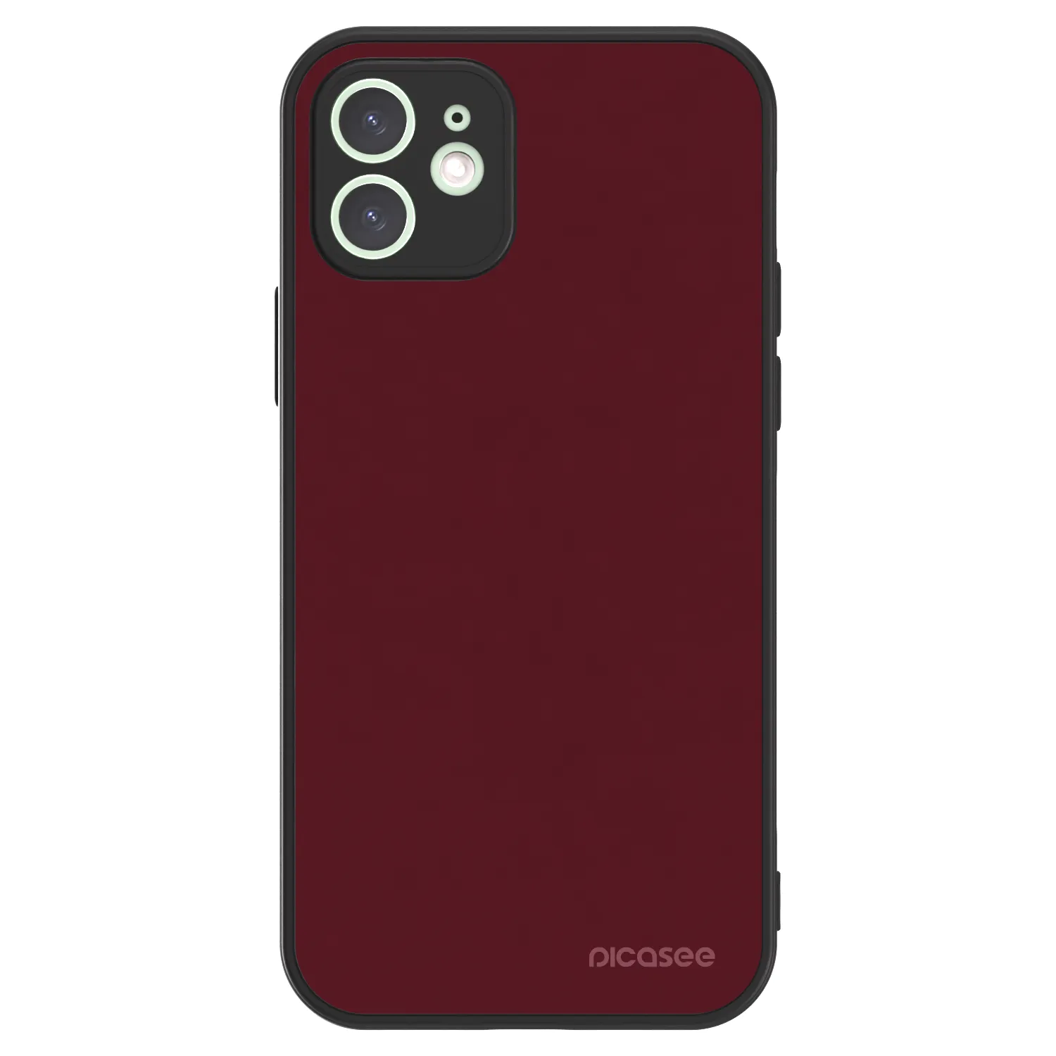Picasee ULTIMATE CASE MagSafe pentru Apple iPhone 12 - Burgundy red