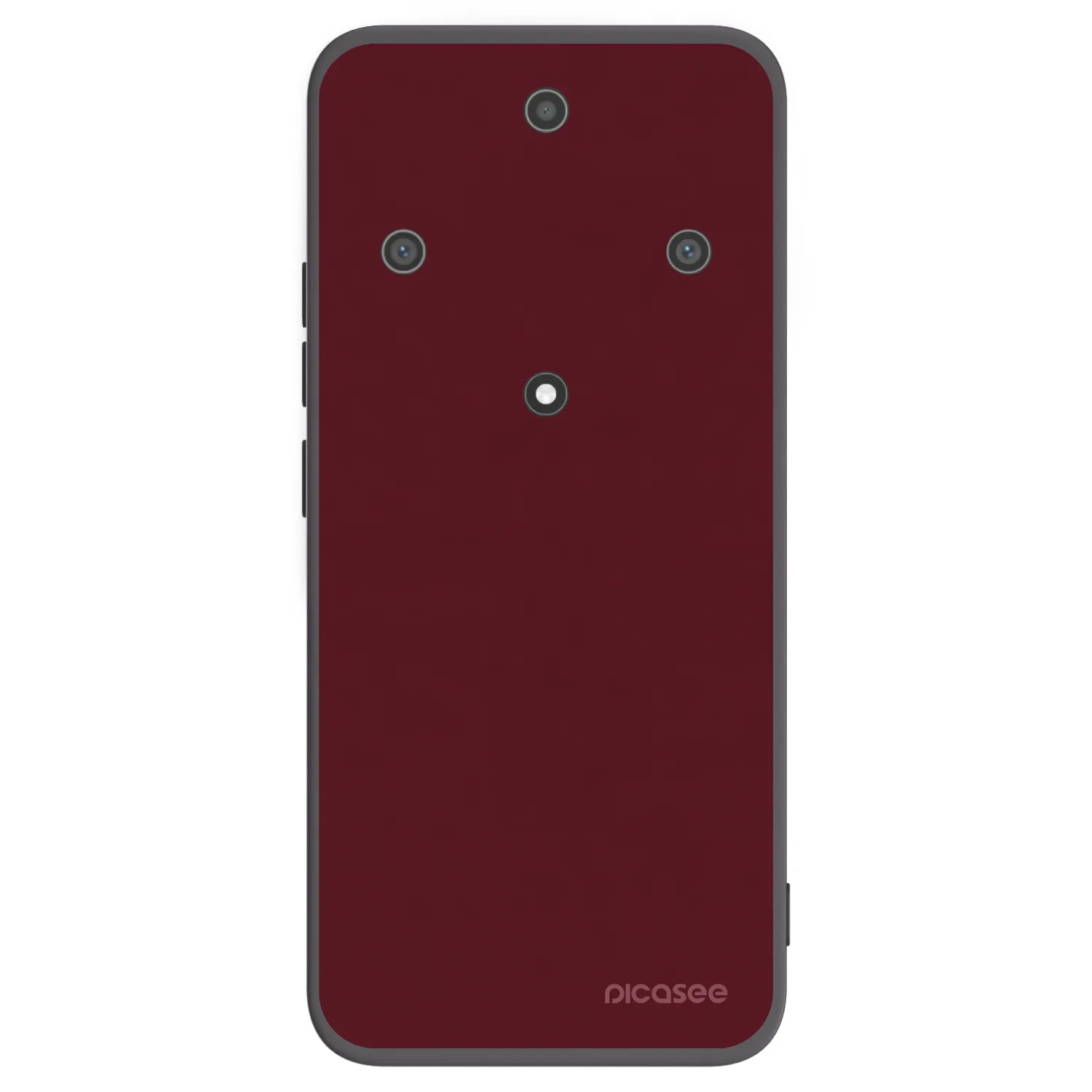Picasee husă neagră din silicon pentru Honor Magic5 Lite 5G - Burgundy red