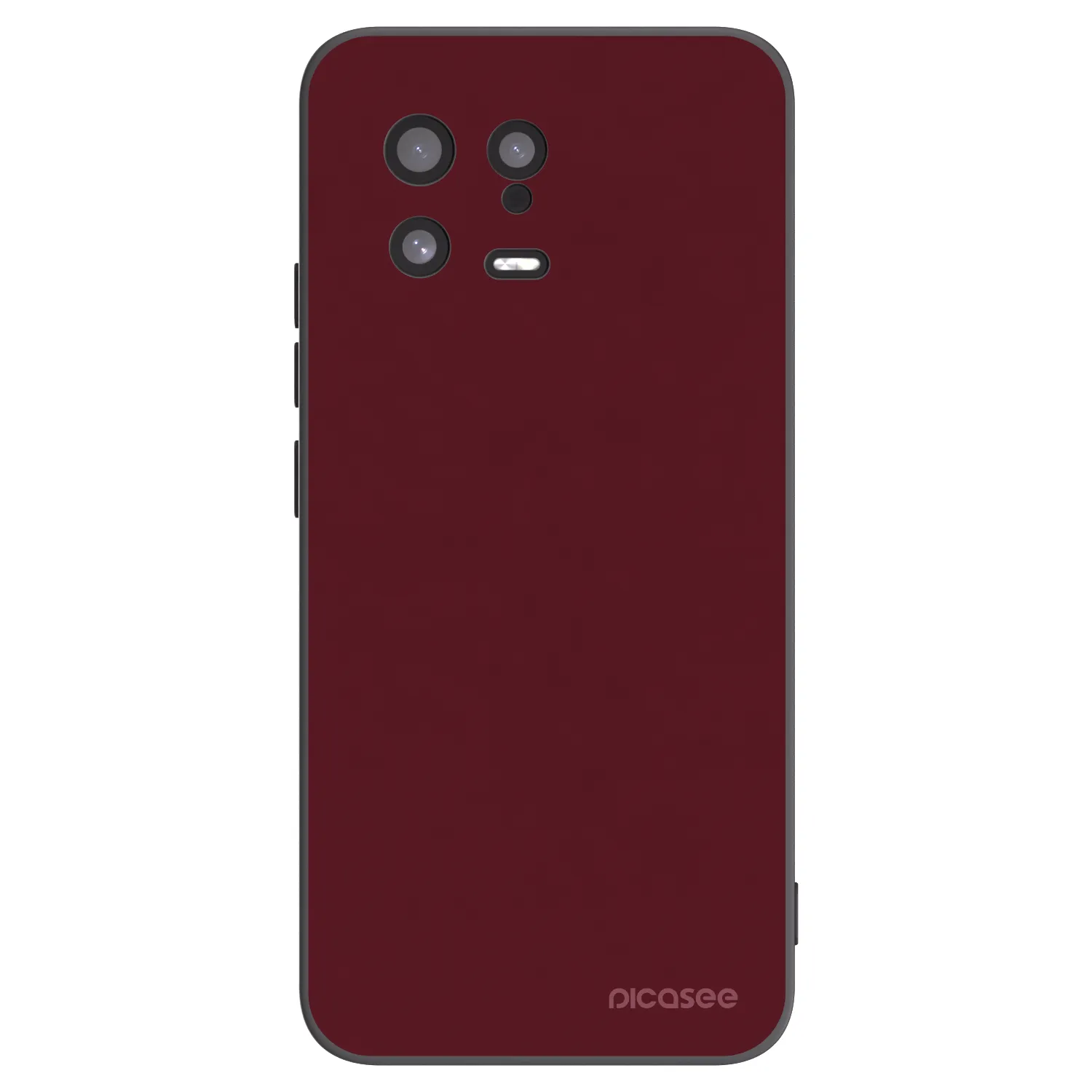 Picasee husă neagră din silicon pentru Xiaomi 13 - Burgundy red