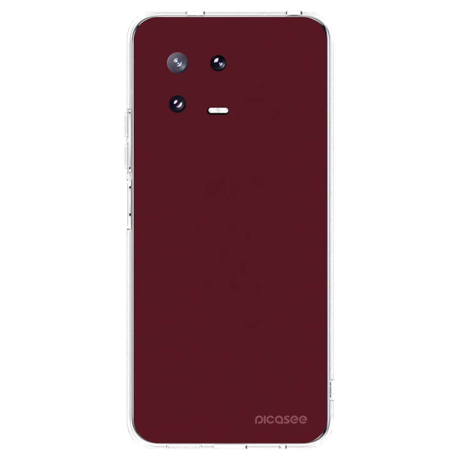 Picasee husă transparentă din silicon pentru Xiaomi 13 Pro - Burgundy red