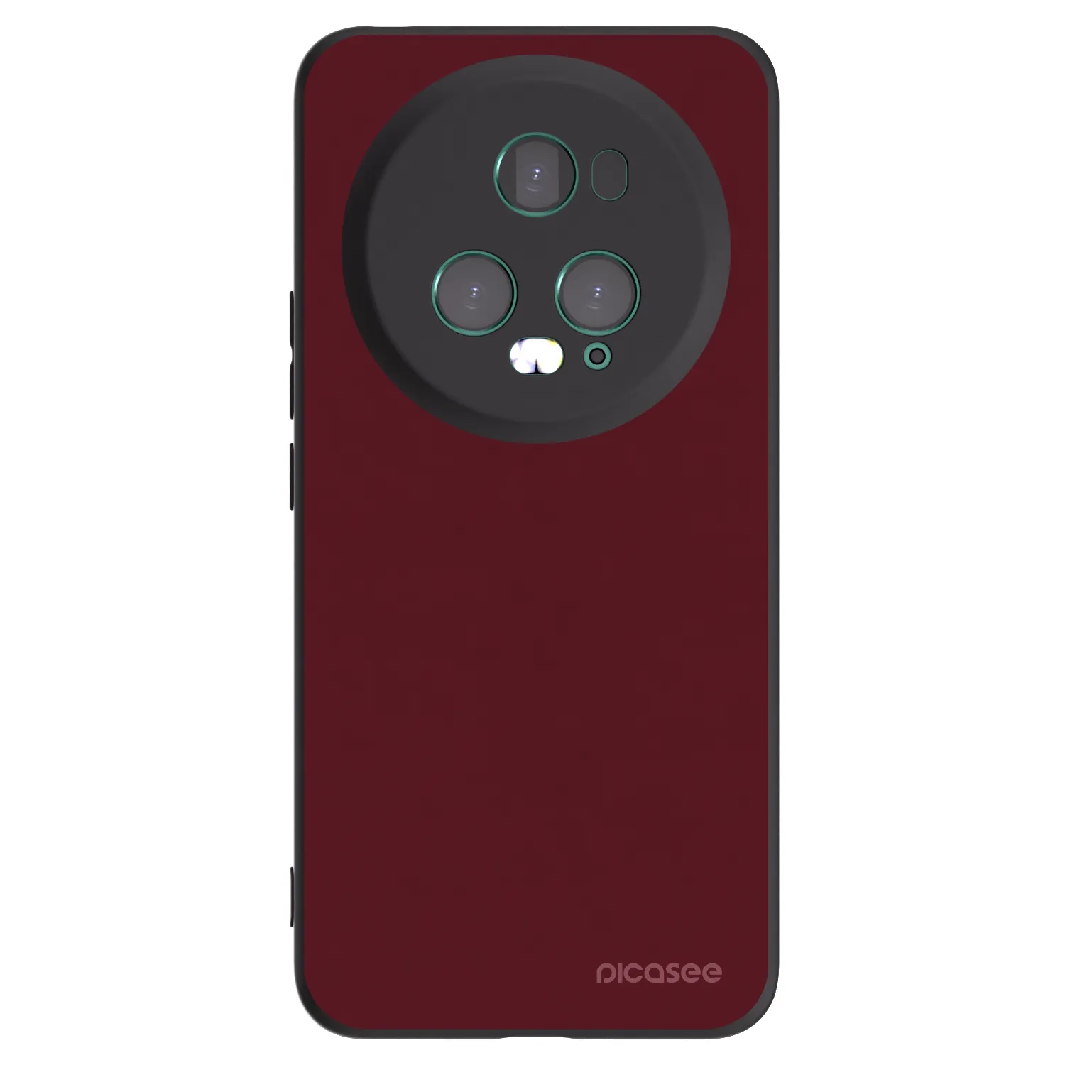 Picasee husă neagră din silicon pentru Honor Magic5 Pro - Burgundy red