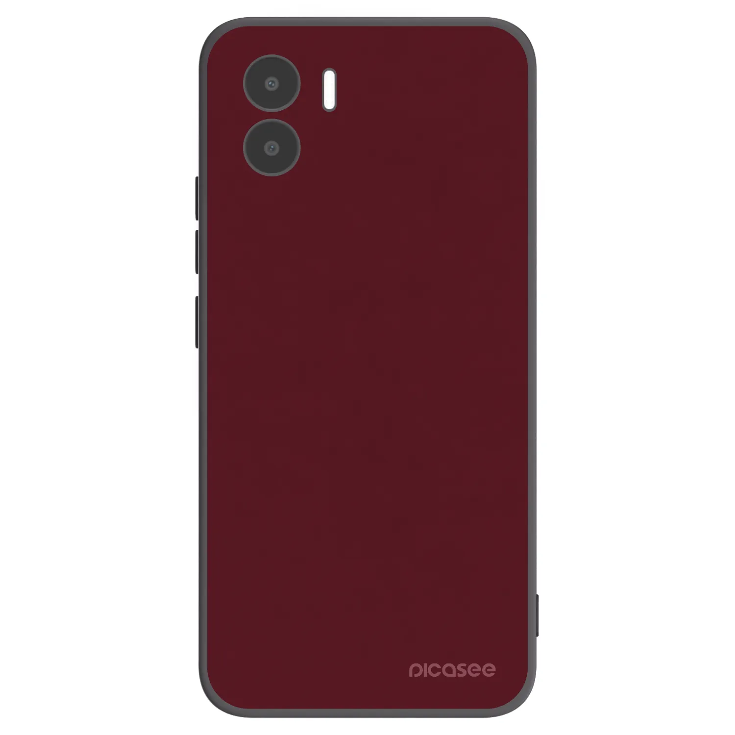 Picasee husă neagră din silicon pentru Xiaomi Redmi A2 - Burgundy red