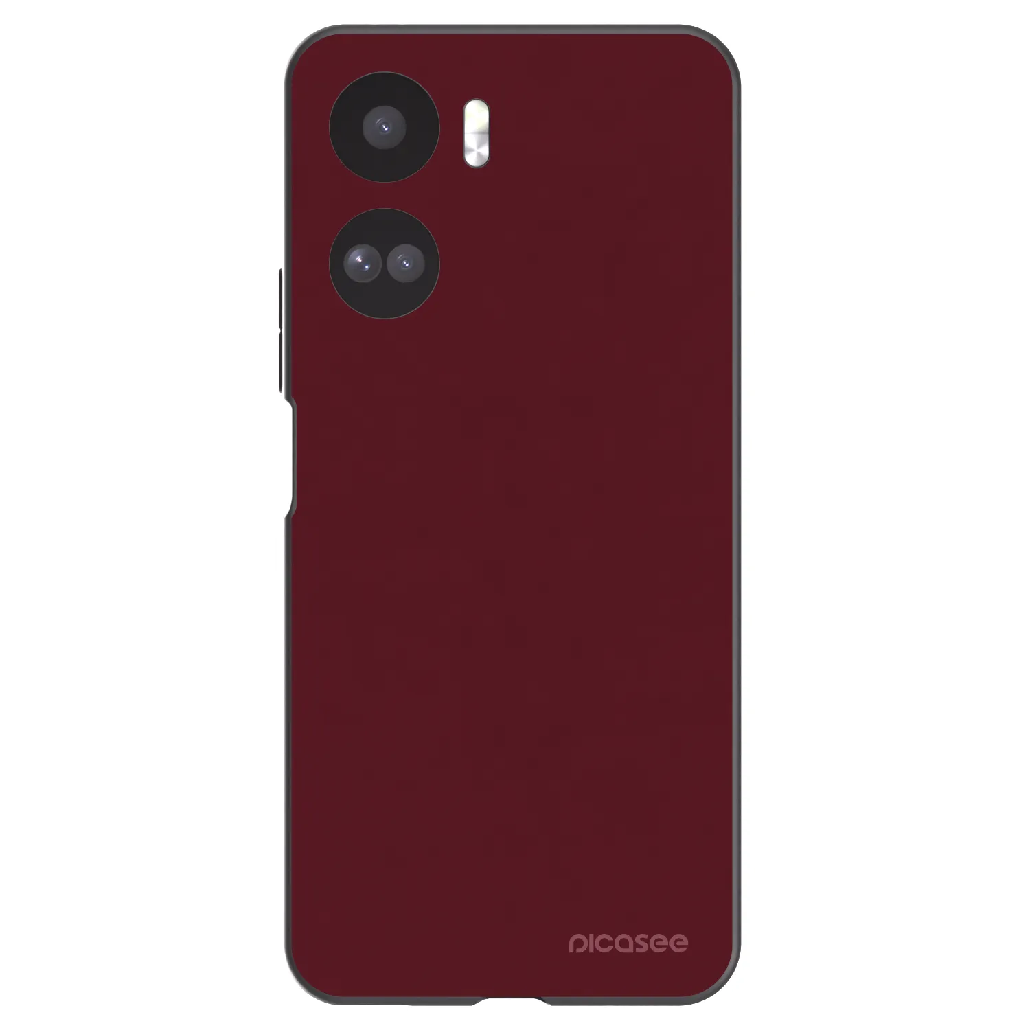 Picasee husă neagră din silicon pentru Honor 90 Lite 5G - Burgundy red