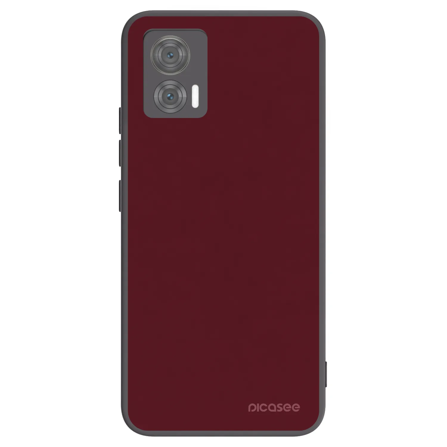 Picasee husă neagră din silicon pentru Motorola Edge 30 Neo - Burgundy red