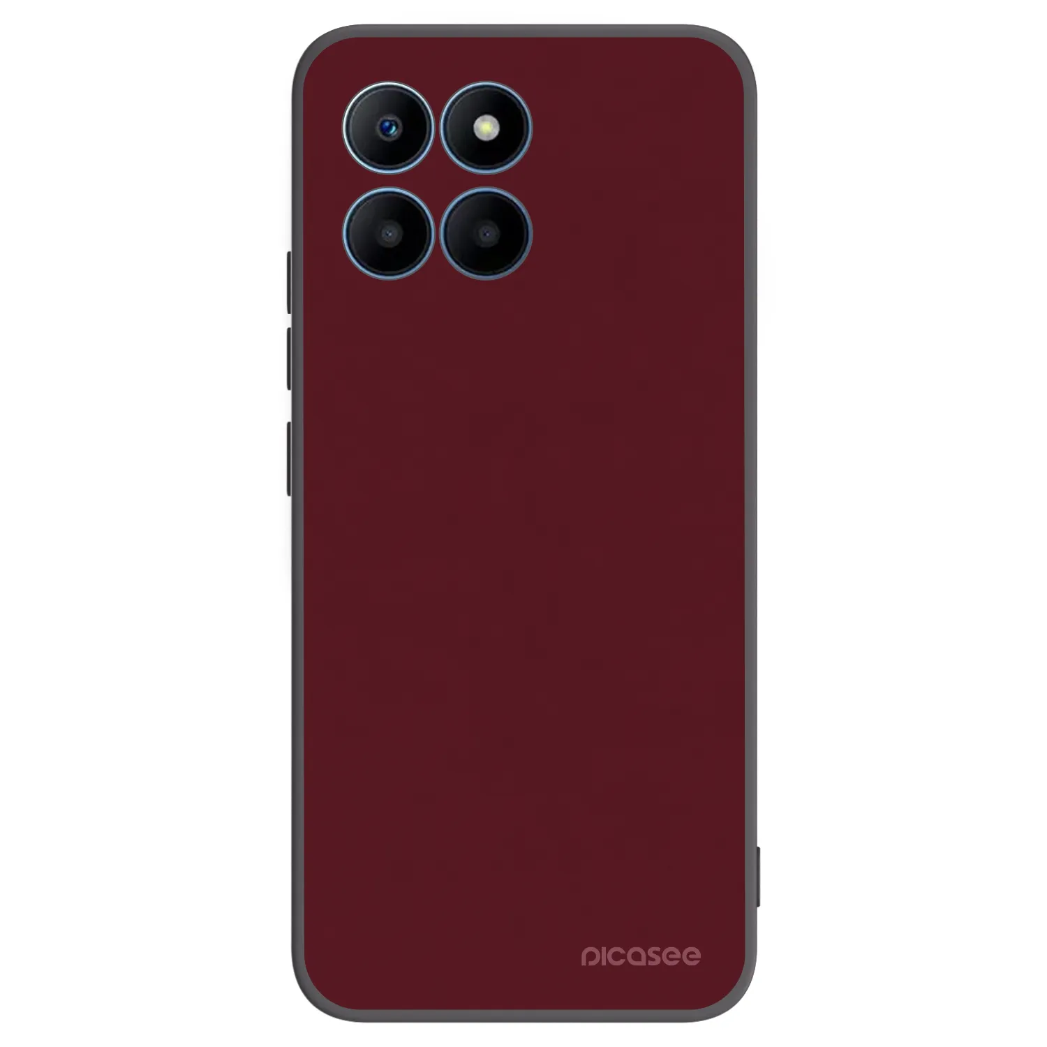 Picasee husă neagră din silicon pentru Honor 70 Lite - Burgundy red