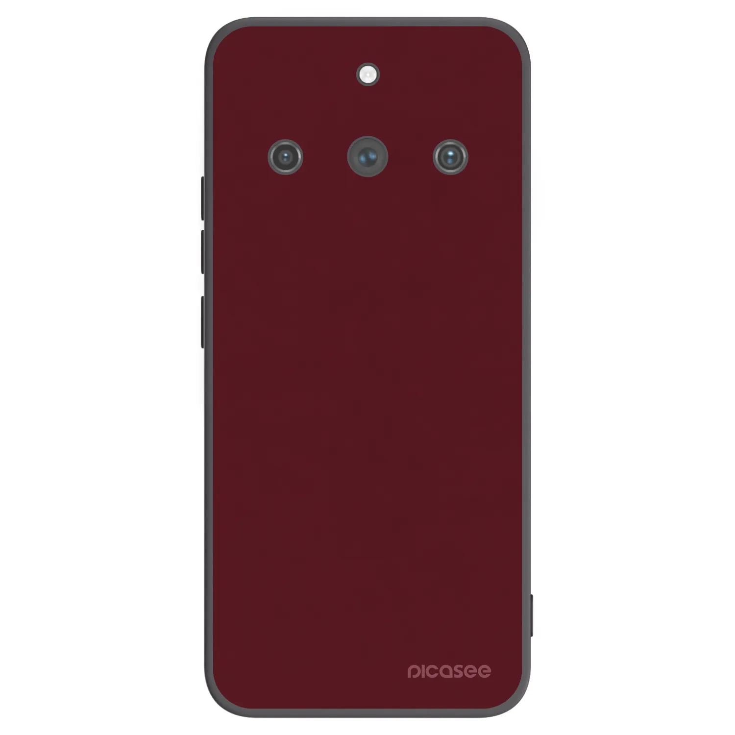 Picasee husă neagră din silicon pentru Realme 11 Pro+ - Burgundy red