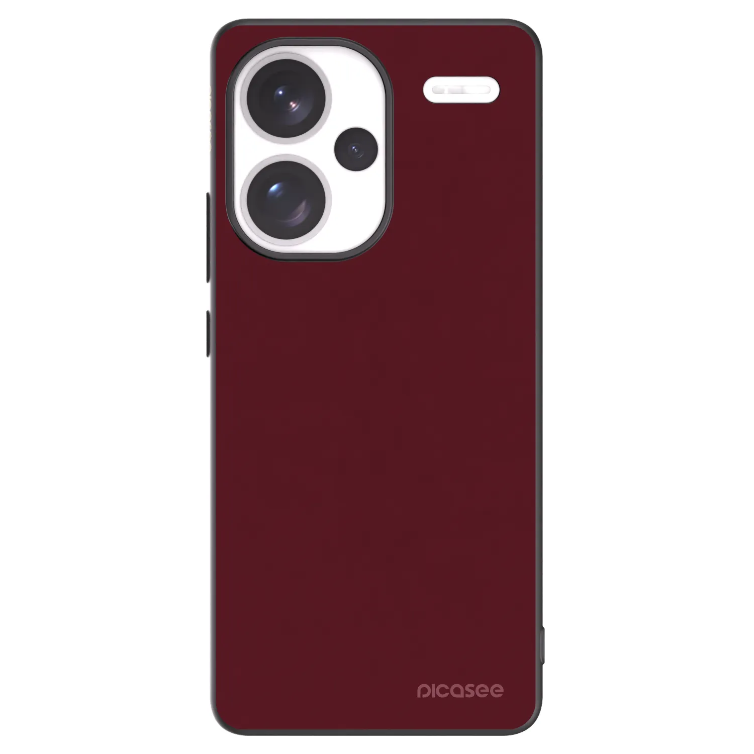 Picasee husă neagră din silicon pentru Xiaomi Redmi Note 13 Pro+ 5G - Burgundy red
