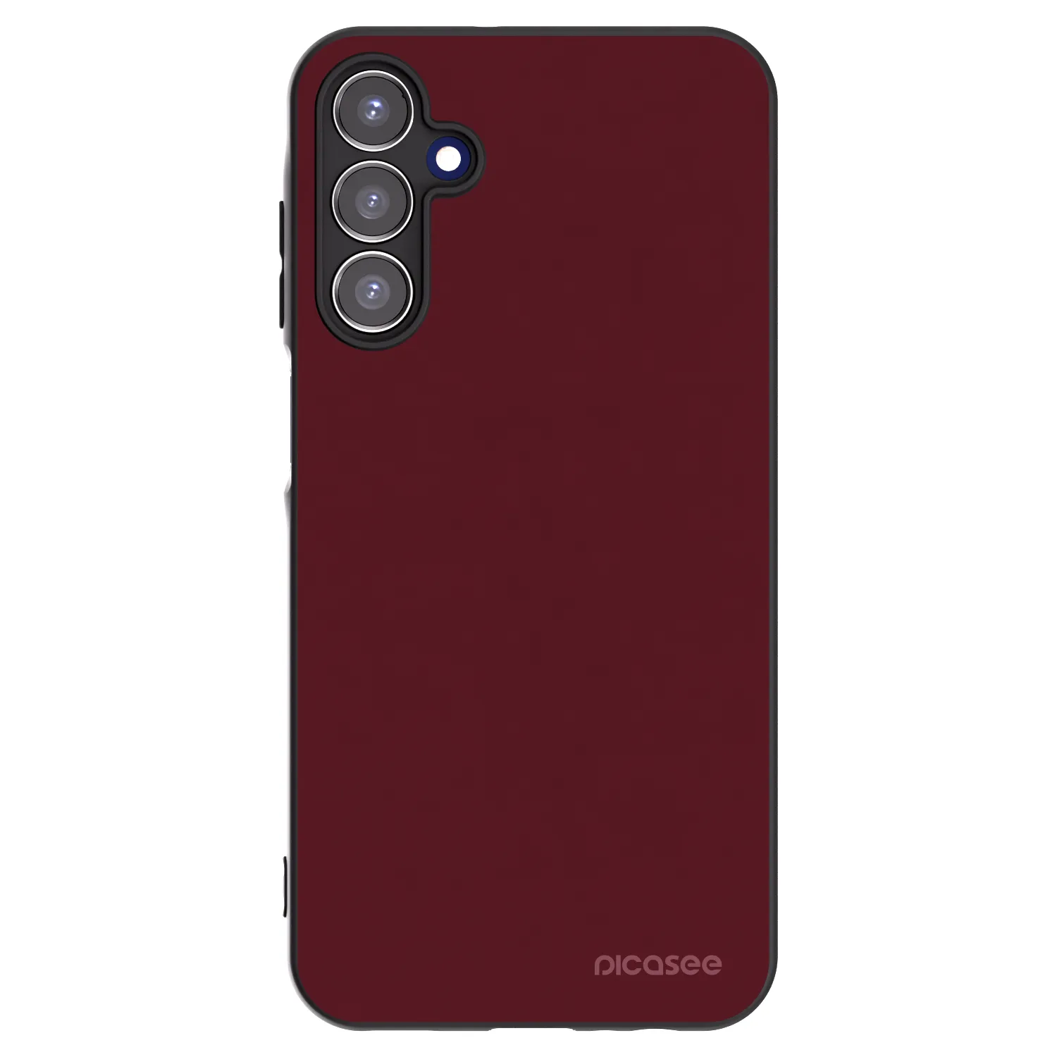 Picasee husă neagră din silicon pentru Samsung Galaxy A15 A156B 5G - Burgundy red