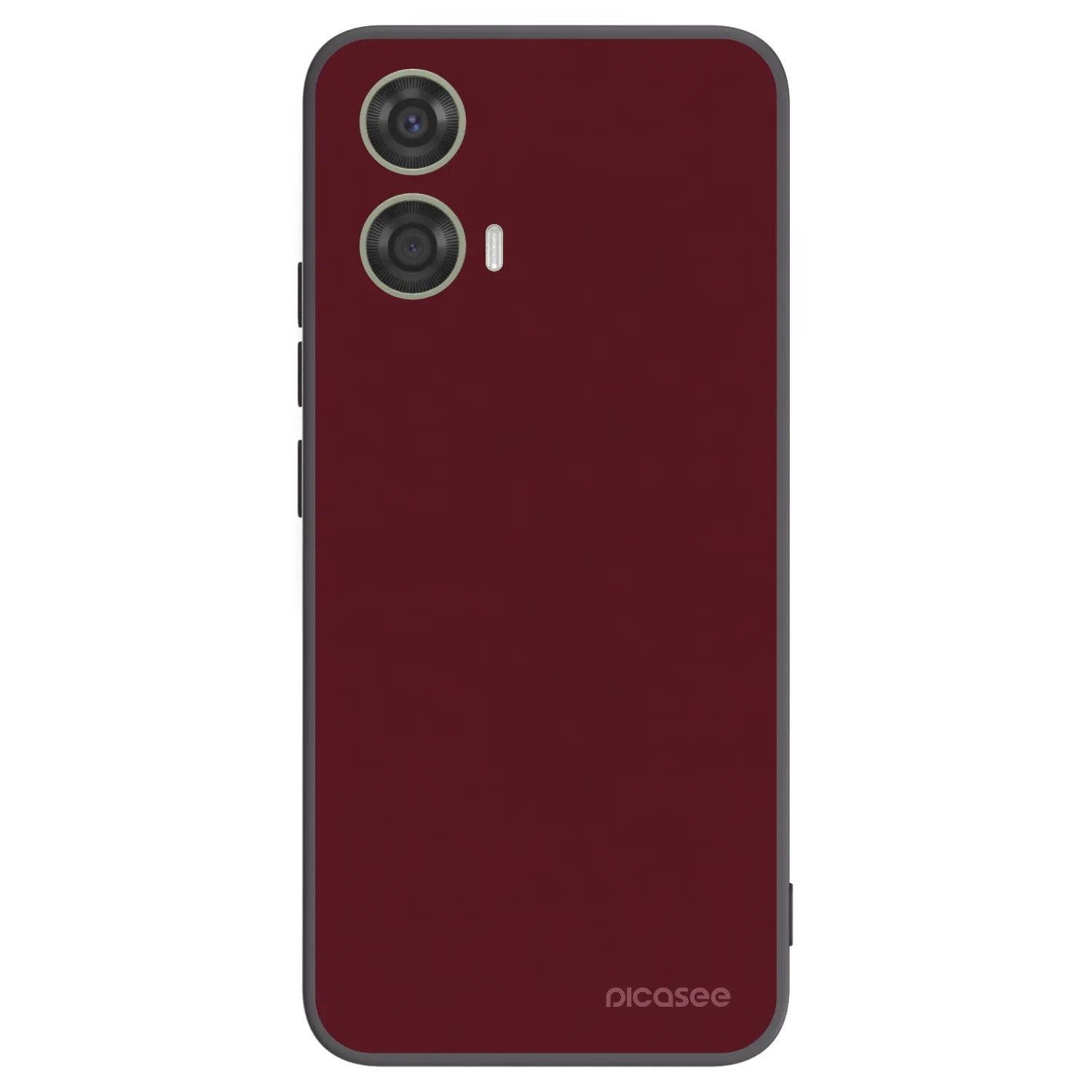 Picasee husă neagră din silicon pentru Motorola Moto G24 - Burgundy red