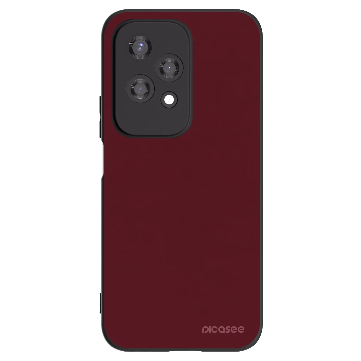 Picasee husă neagră din silicon pentru Honor 200 Lite - Burgundy red