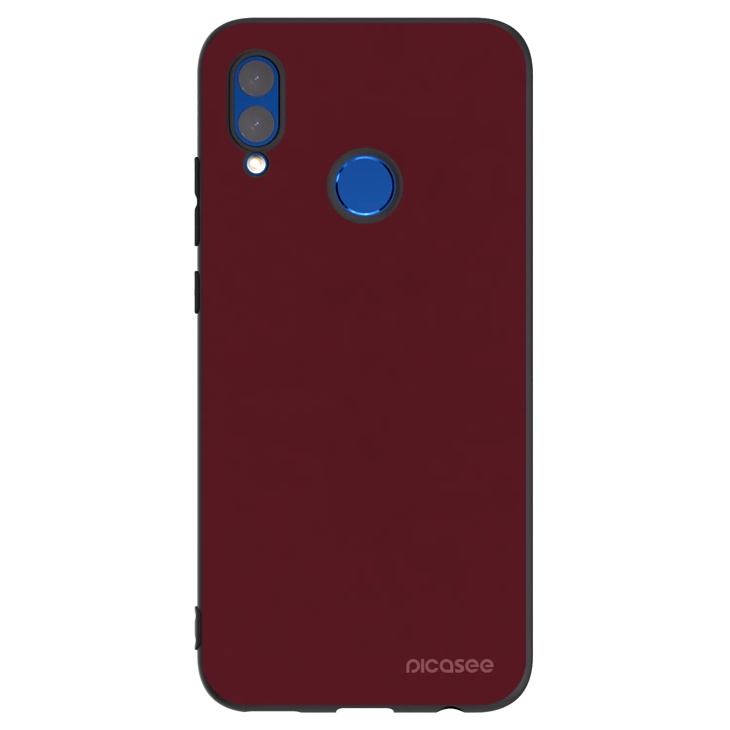 Picasee husă neagră din silicon pentru Honor 10 Lite - Burgundy red