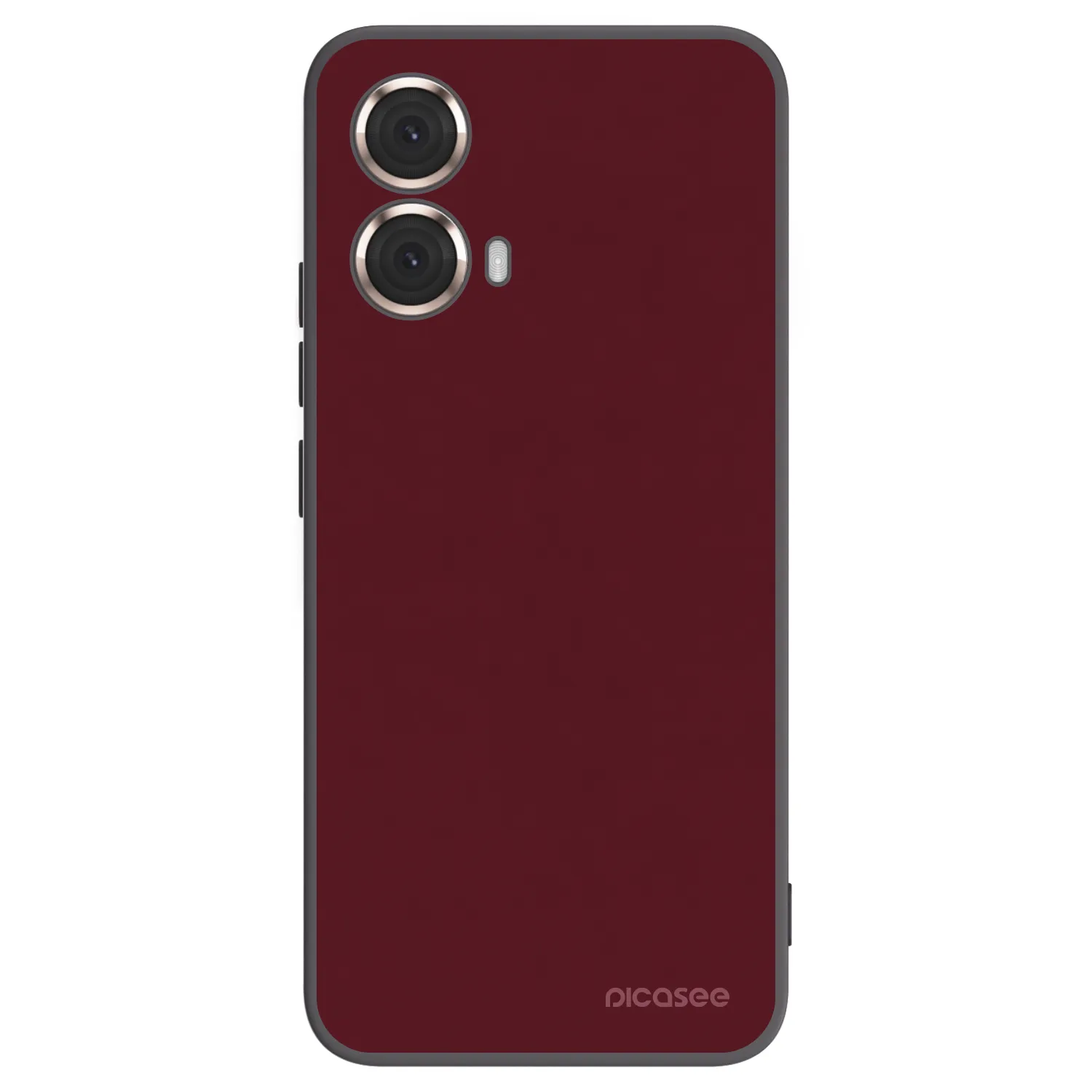 Picasee husă neagră din silicon pentru Motorola Moto G85 - Burgundy red