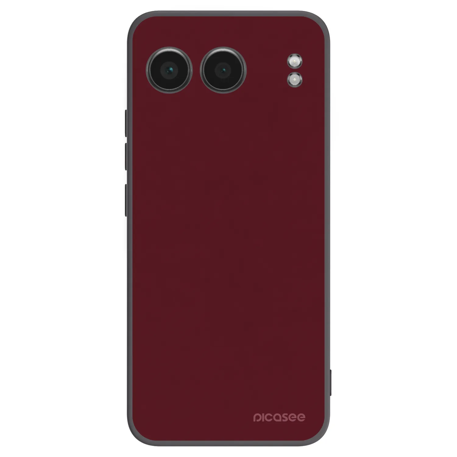 Picasee husă neagră din silicon pentru OnePlus Nord 4 - Burgundy red