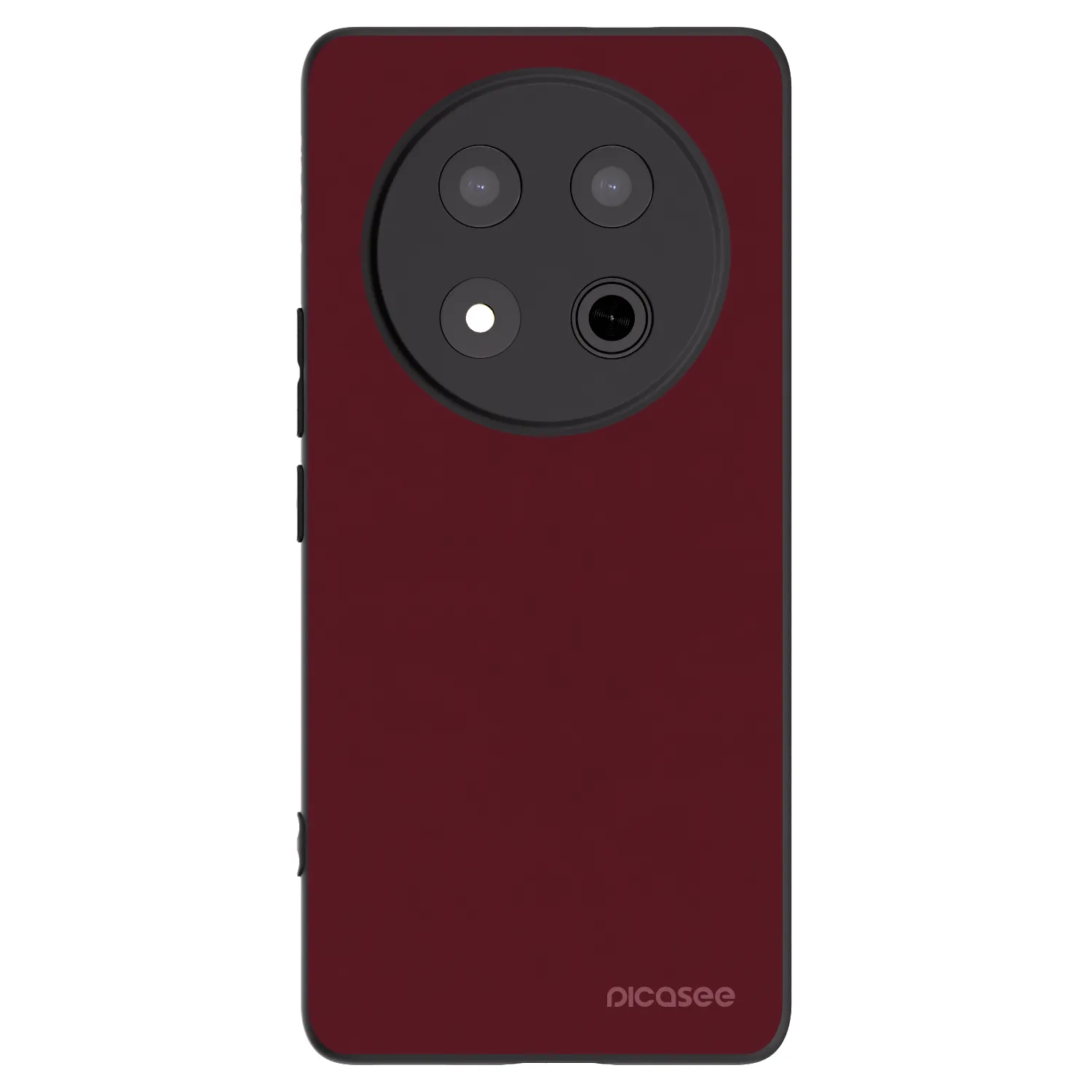 Picasee husă neagră din silicon pentru Honor Magic7 Lite 5G - Burgundy red