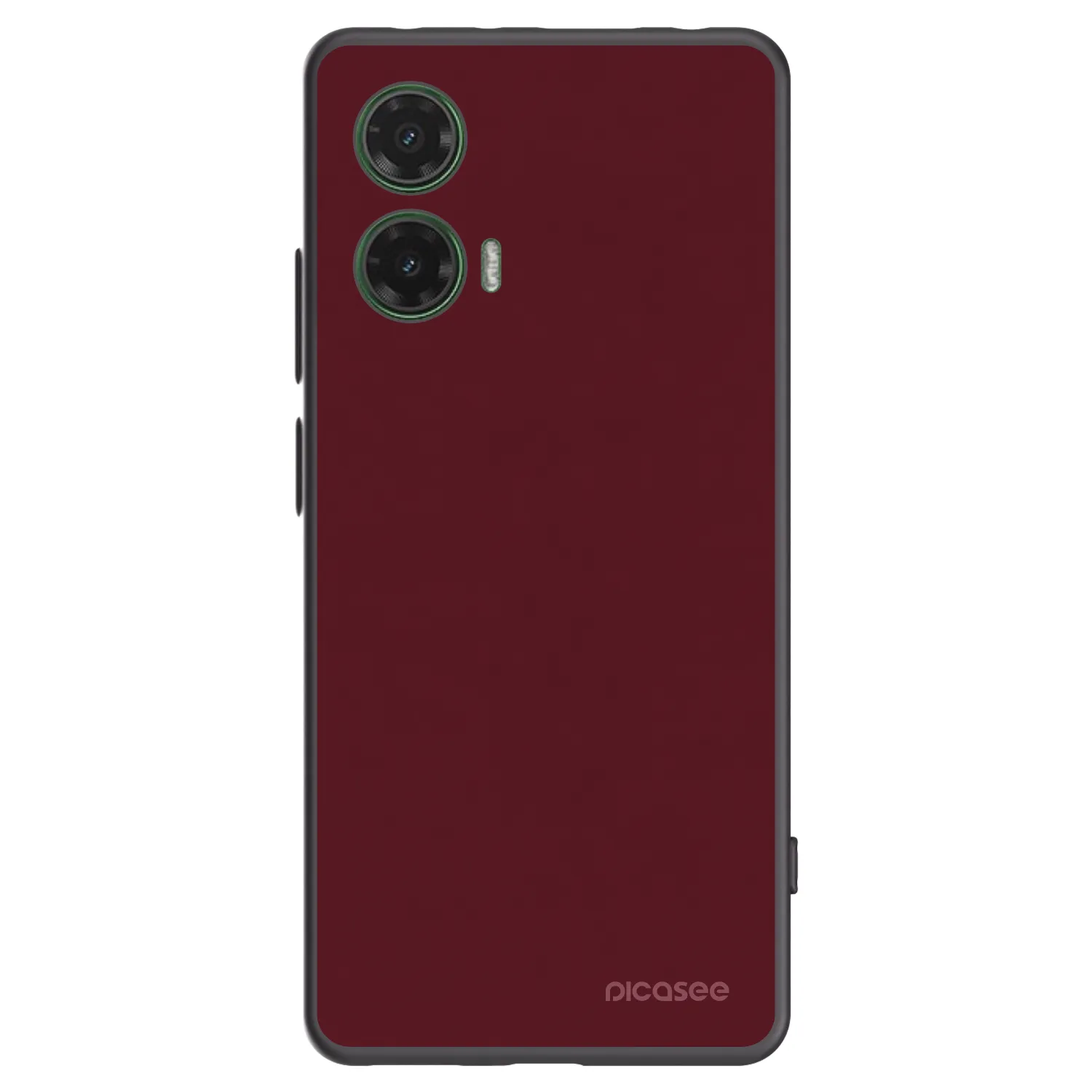 Picasee husă neagră din silicon pentru Motorola Moto G35 5G - Burgundy red