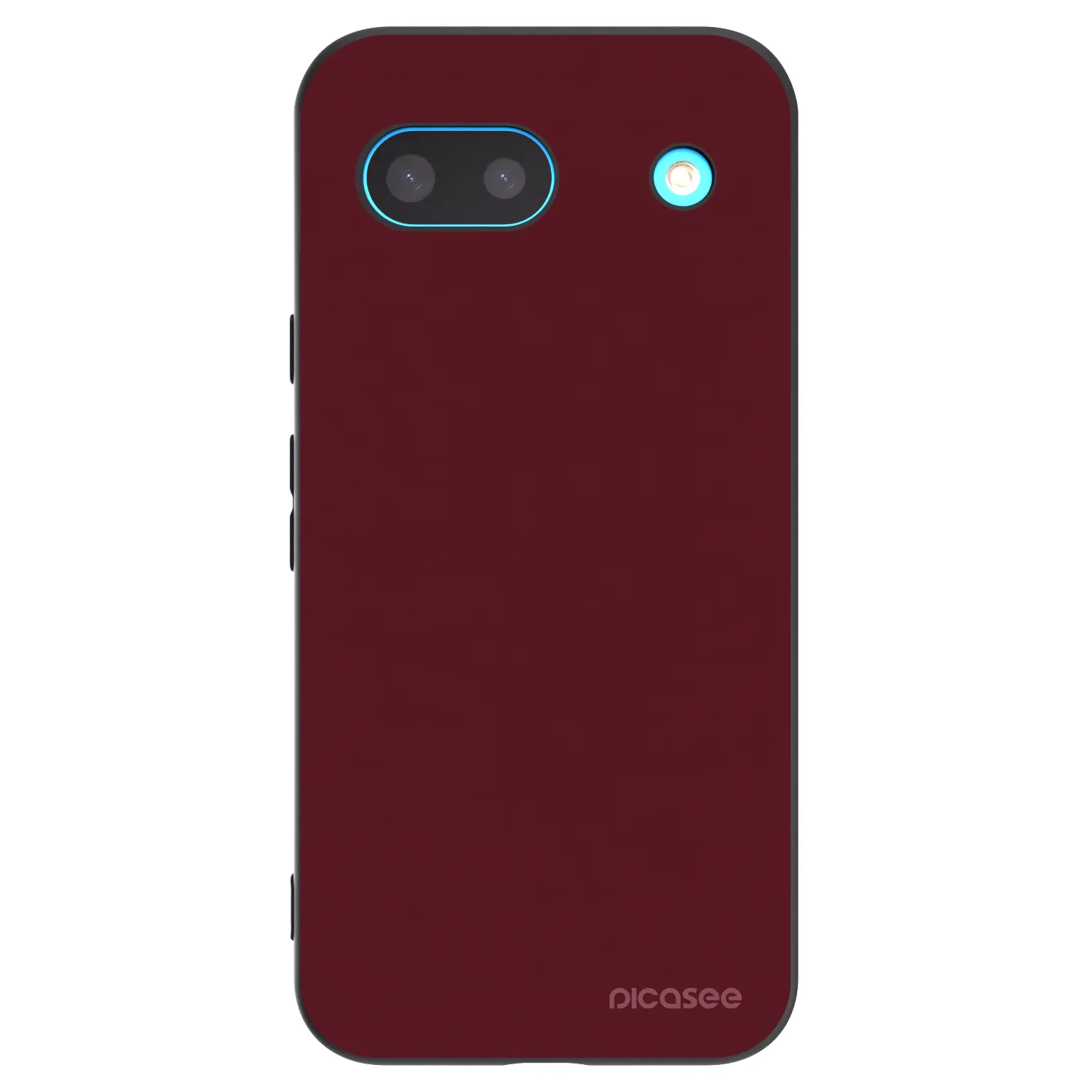 Picasee husă neagră din silicon pentru Google Pixel 8a - Burgundy red
